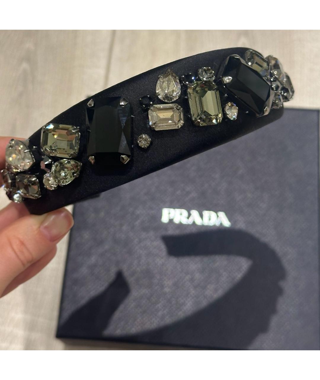 PRADA Черный ободок, фото 3