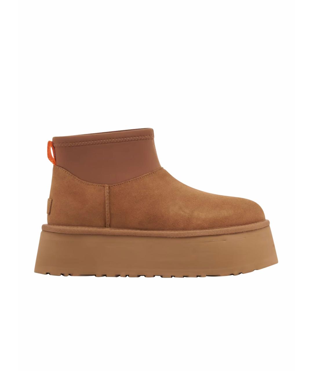 UGG AUSTRALIA Коричневые замшевые сапоги, фото 1