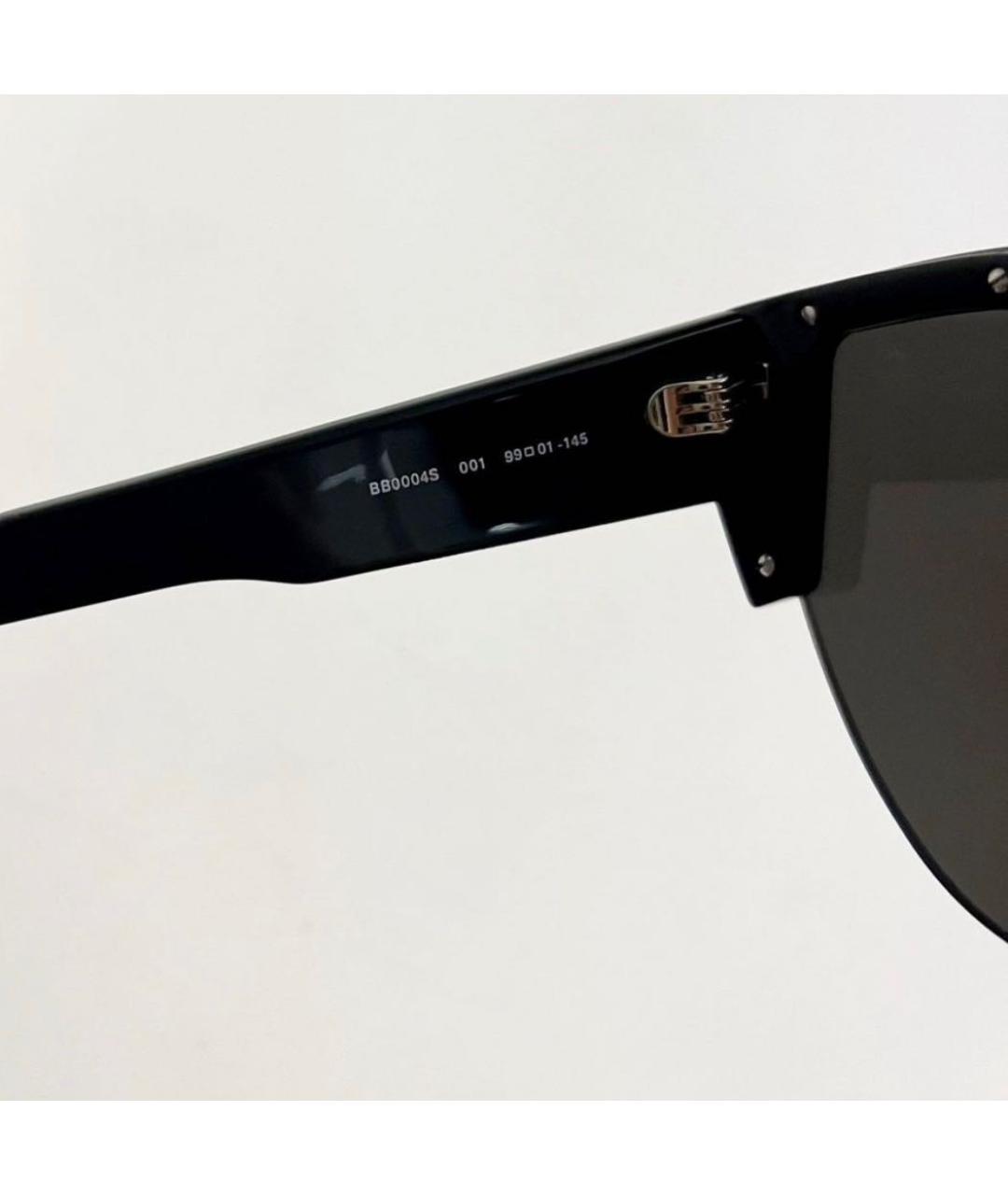 BALENCIAGA Черные пластиковые солнцезащитные очки, фото 4