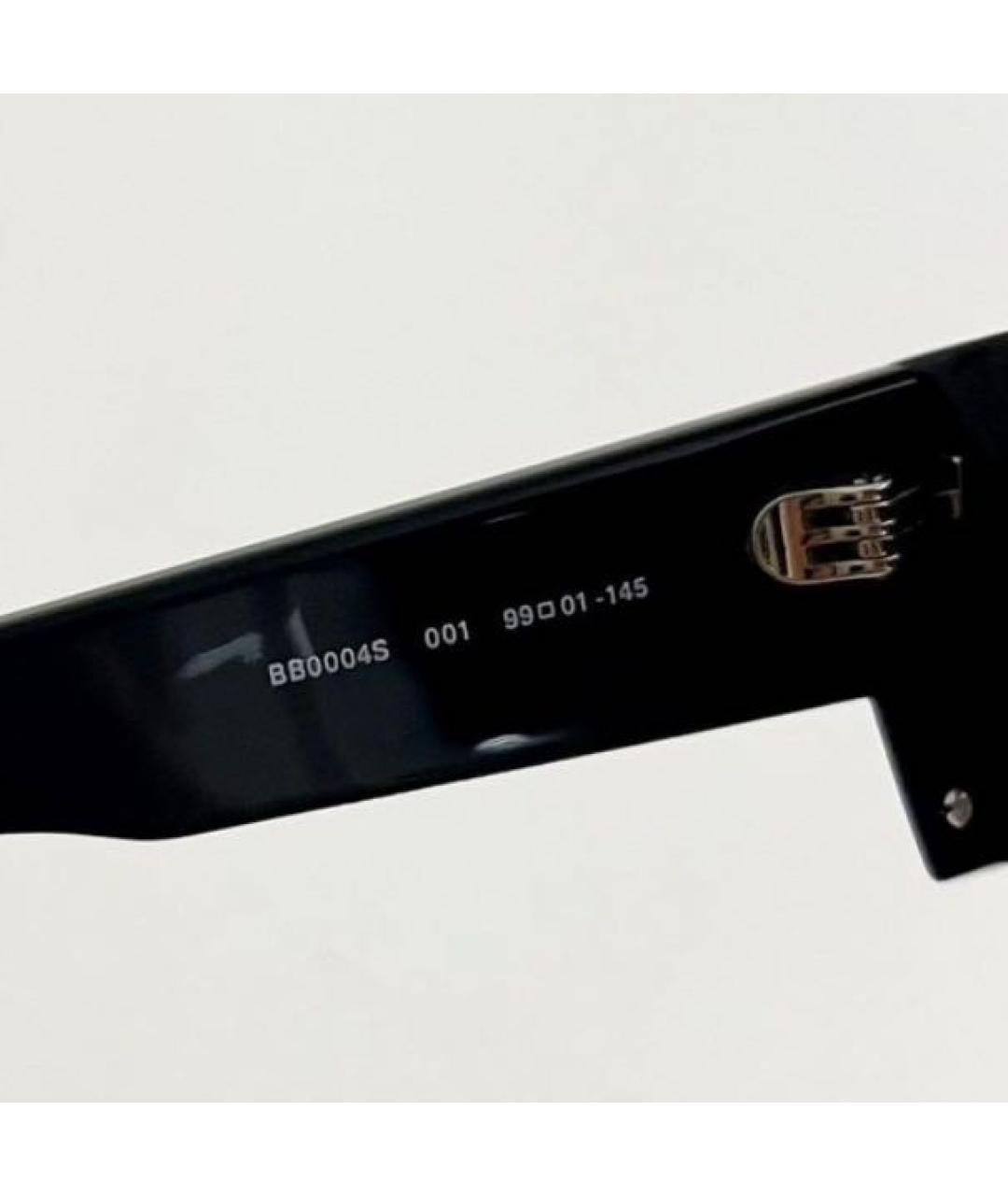 BALENCIAGA Черные пластиковые солнцезащитные очки, фото 5