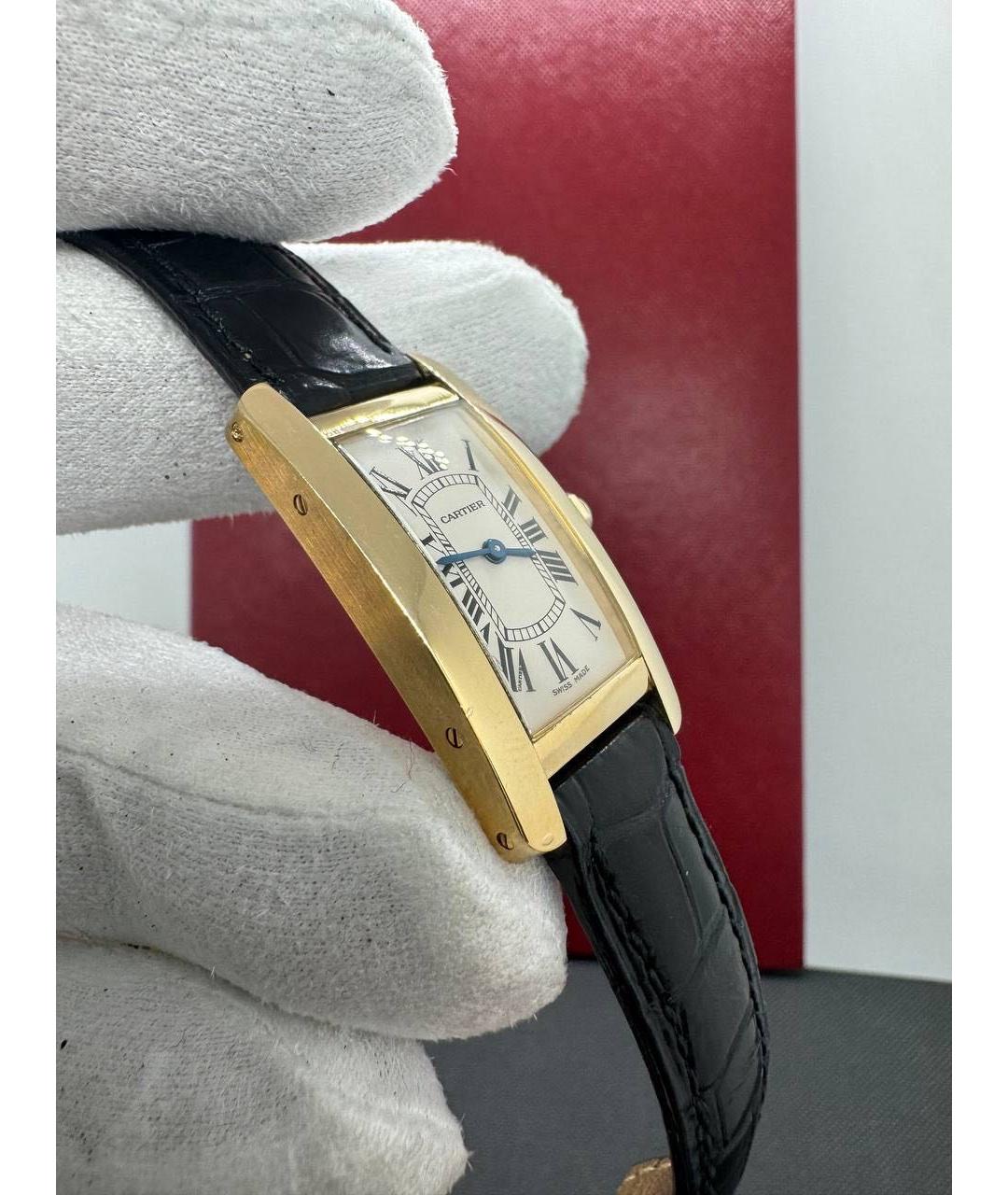 CARTIER Желтые часы из желтого золота, фото 4