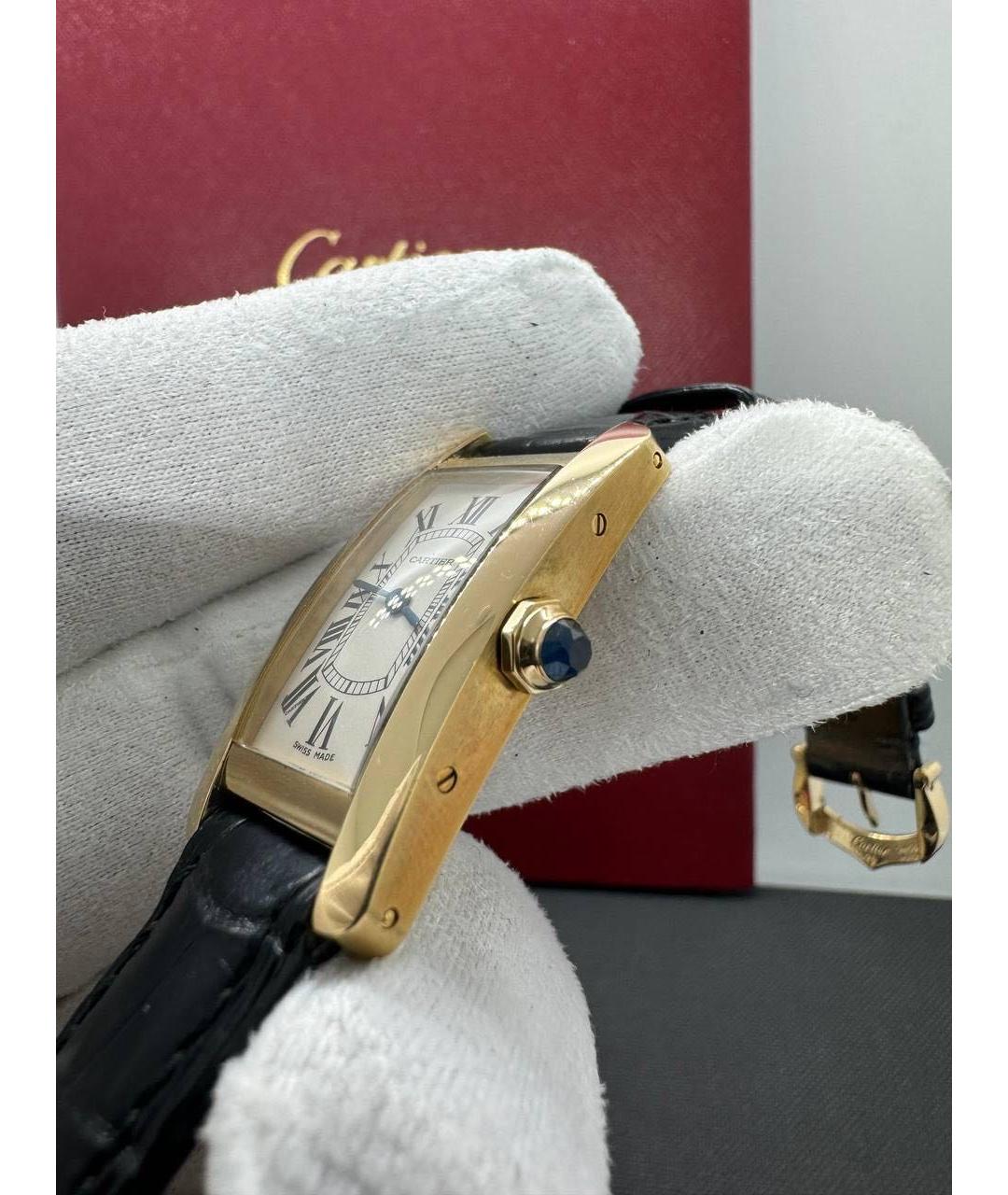 CARTIER Желтые часы из желтого золота, фото 3