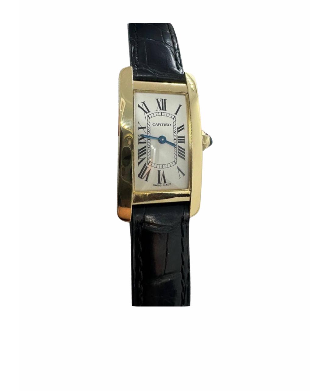 CARTIER Желтые часы из желтого золота, фото 1