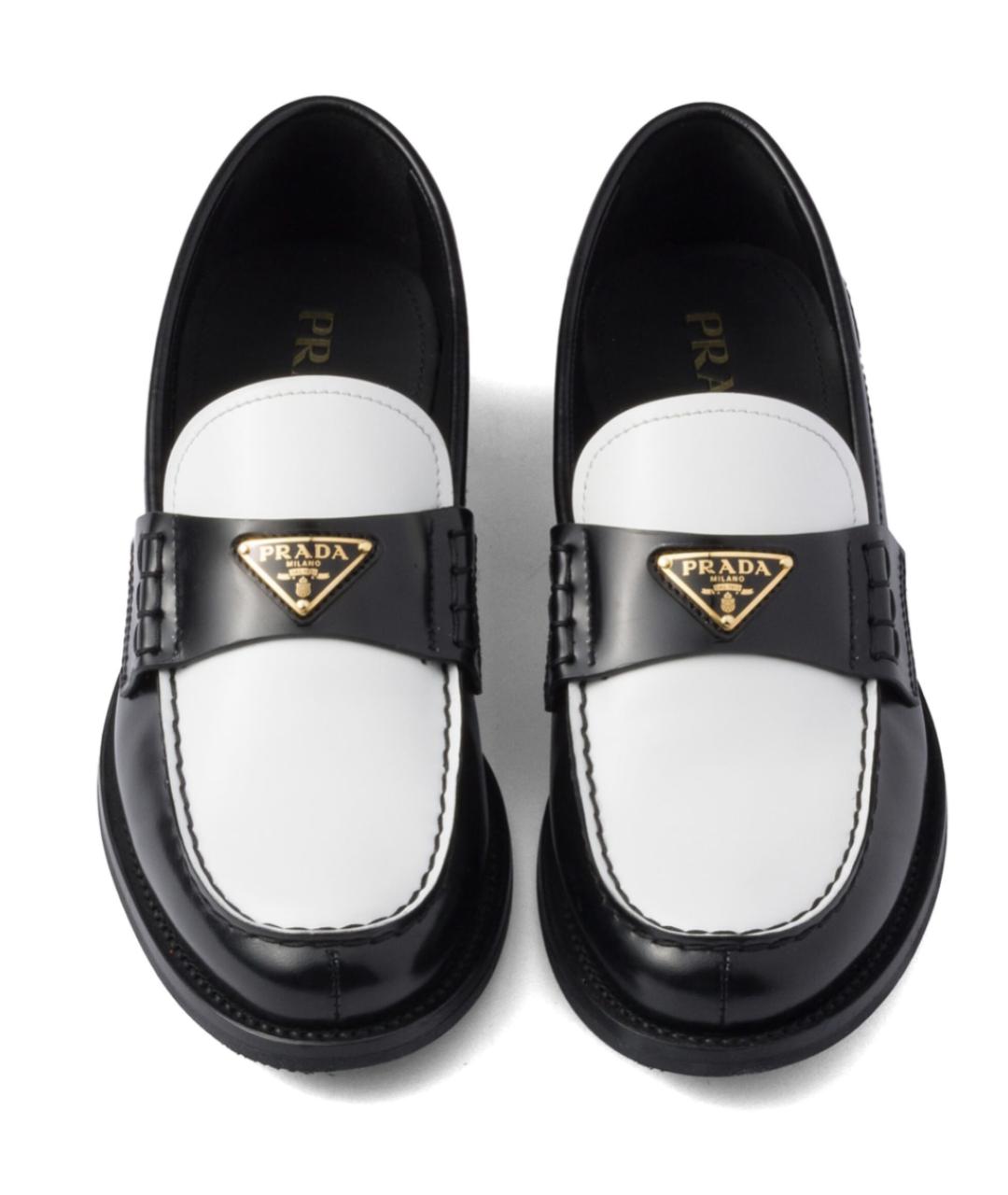 PRADA Мульти кожаные лоферы, фото 3