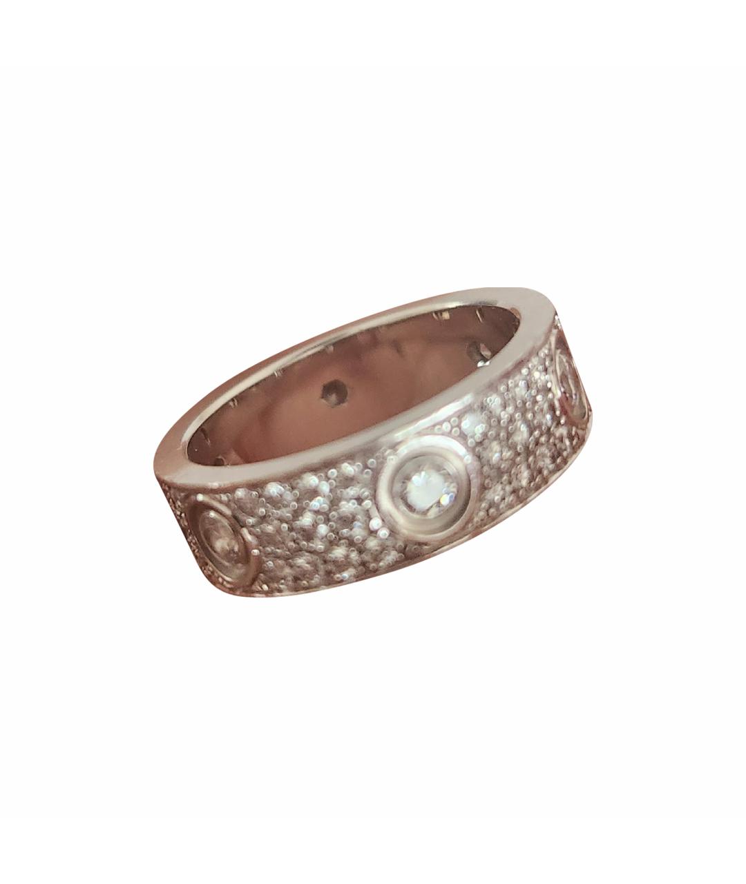 CARTIER Белое кольцо из белого золота, фото 1