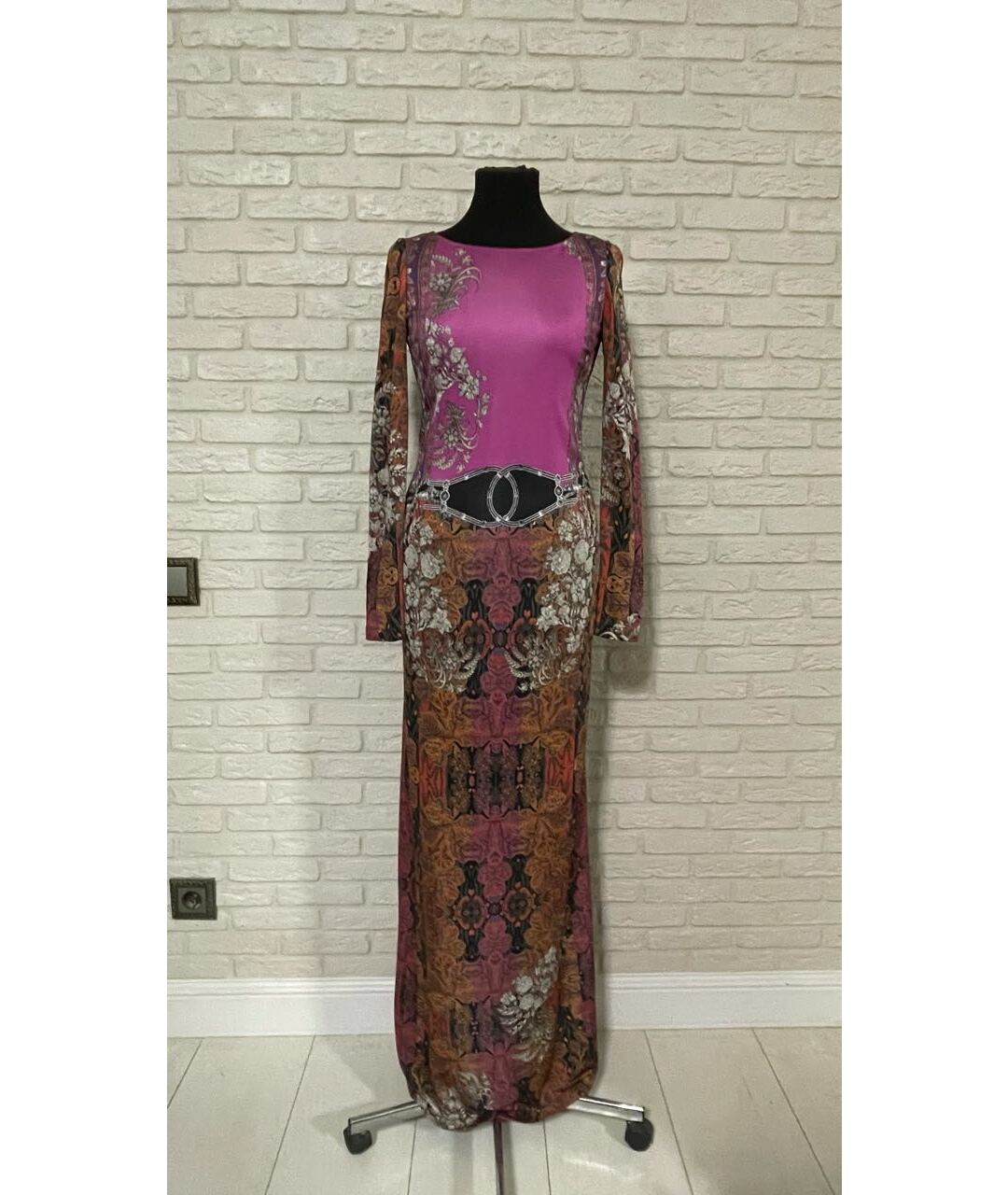 CAVALLI CLASS Мульти вискозное повседневное платье, фото 9