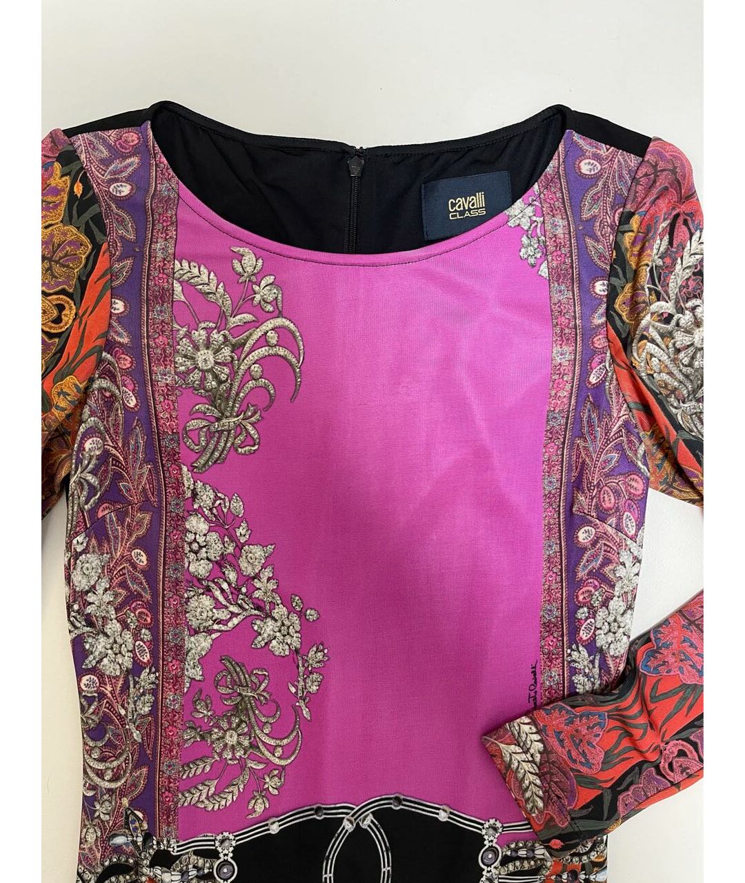 CAVALLI CLASS Мульти вискозное повседневное платье, фото 6