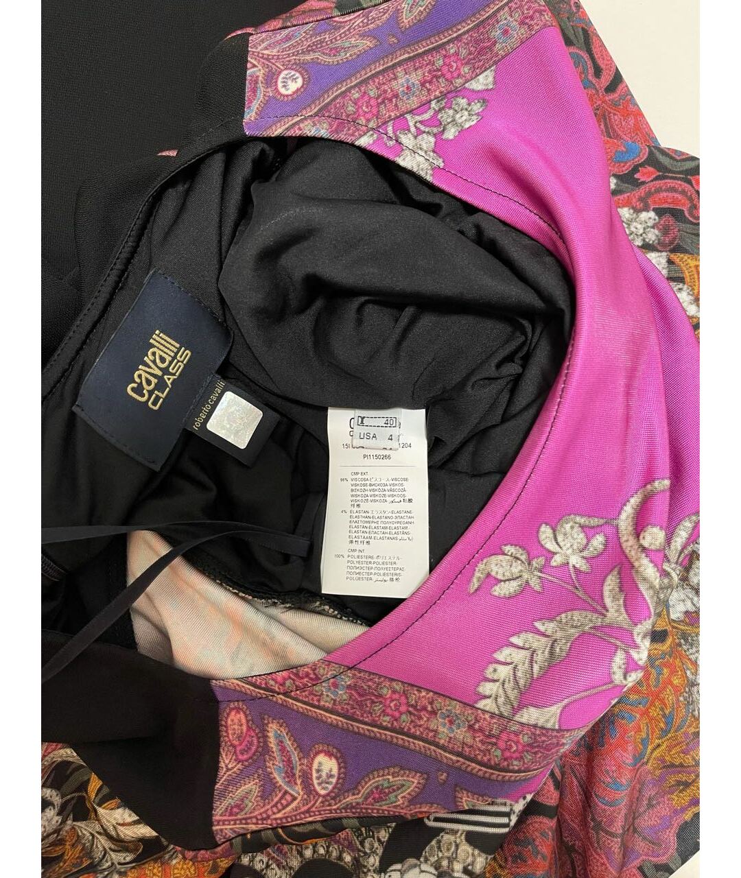 CAVALLI CLASS Мульти вискозное повседневное платье, фото 8