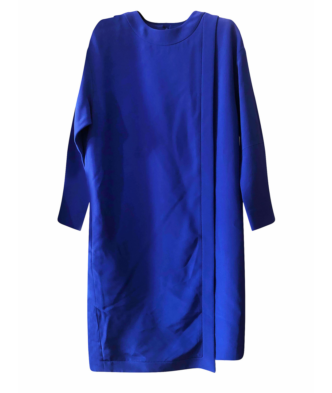 FENDI Синее вискозное коктейльное платье, фото 1