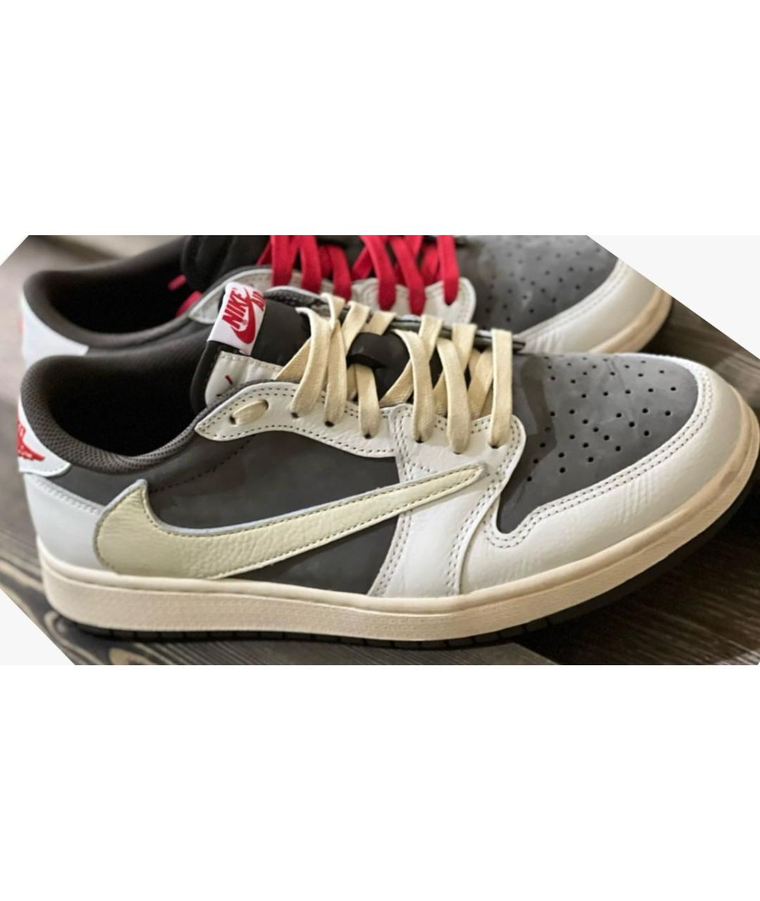 NIKE Бежевые нубуковые кроссовки, фото 9