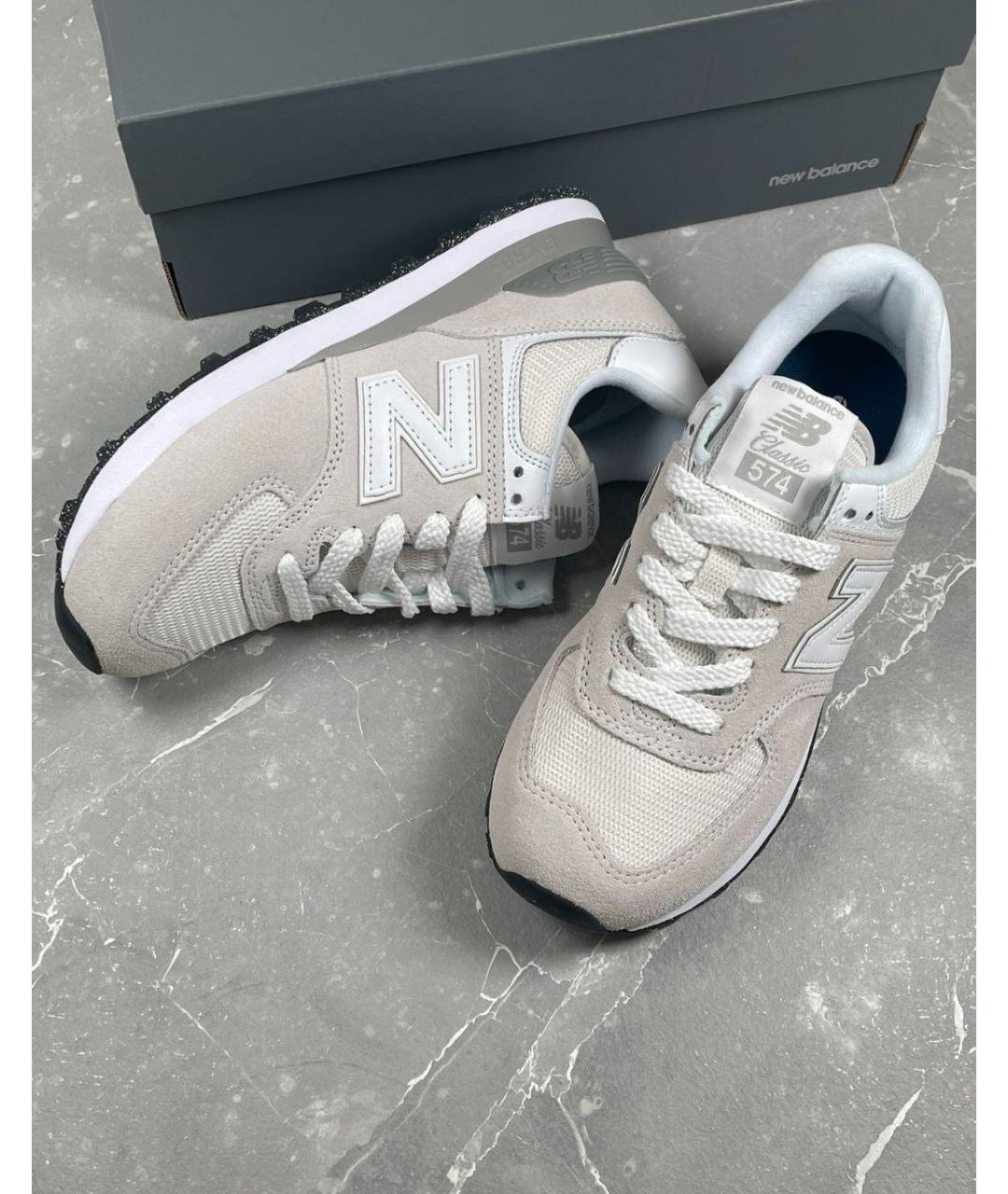 NEW BALANCE Белые кроссовки, фото 3