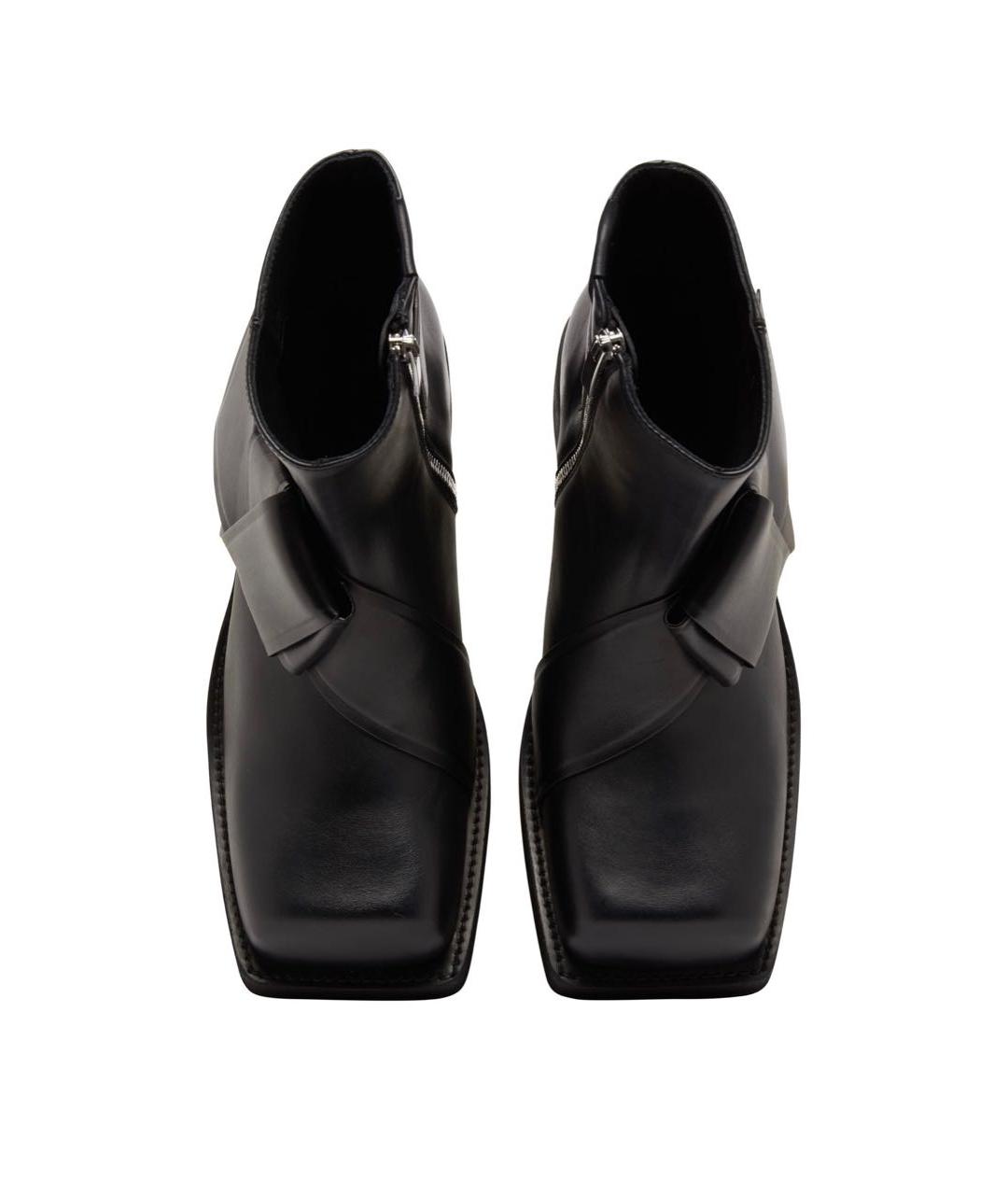 ACNE STUDIOS Черные кожаные ботинки, фото 7