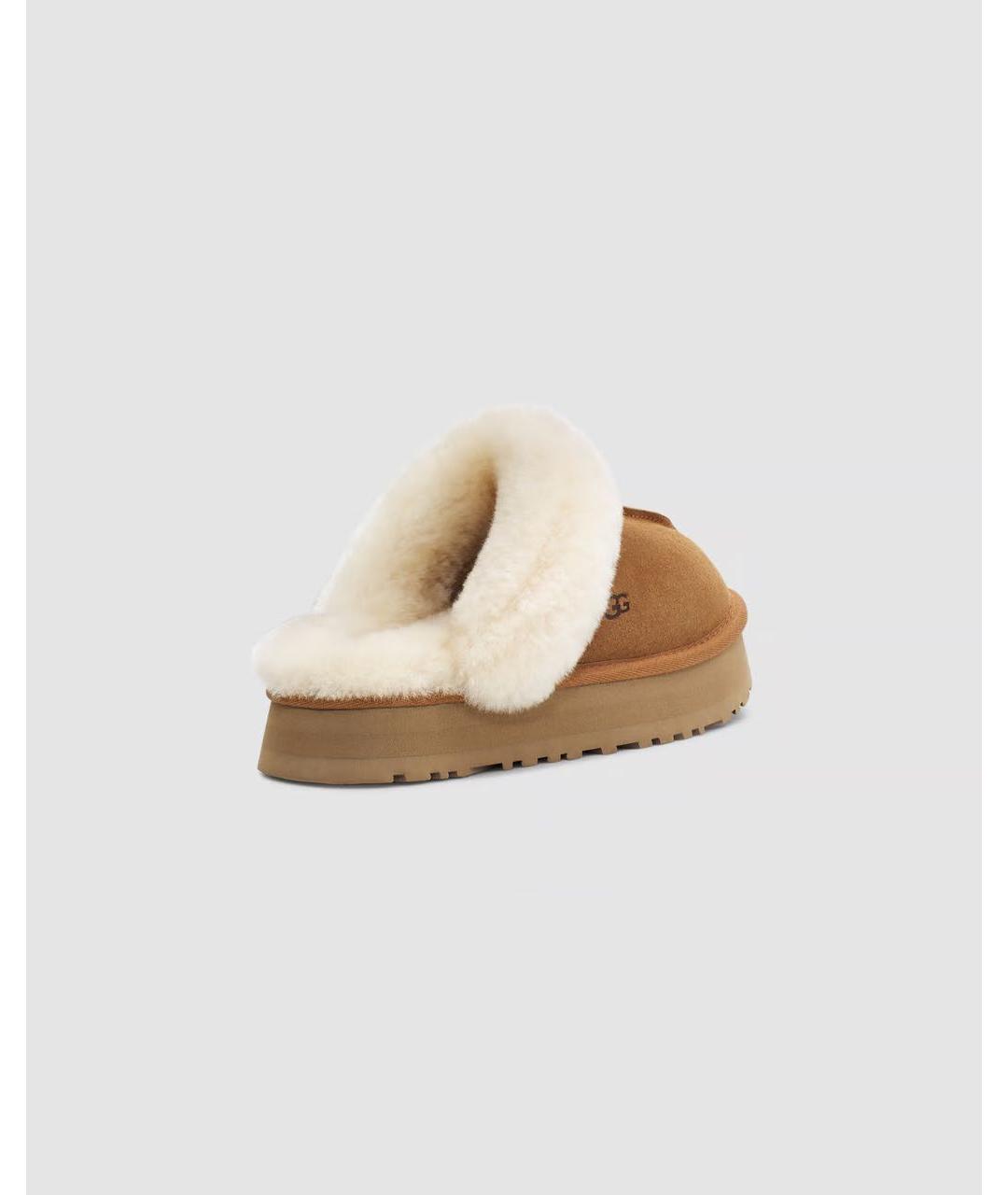 UGG AUSTRALIA Коричневые замшевые сабо, фото 3