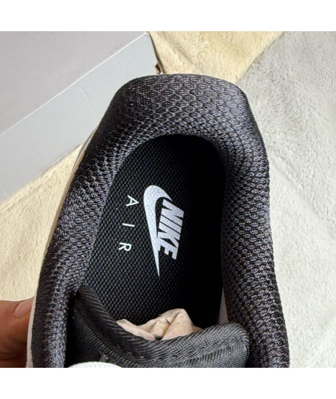 NIKE Белые кожаные кроссовки, фото 6