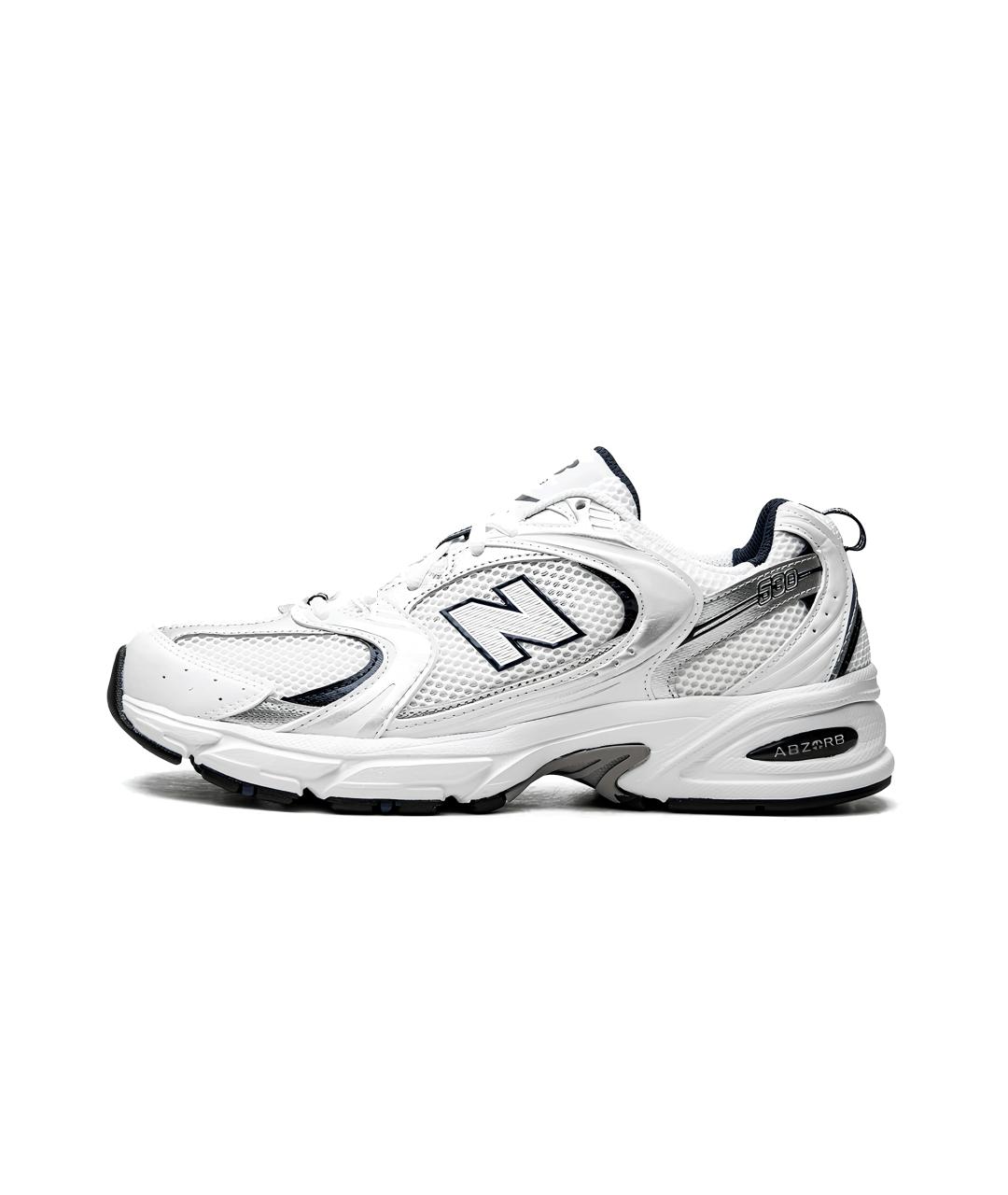 NEW BALANCE Белые текстильные низкие кроссовки / кеды, фото 5