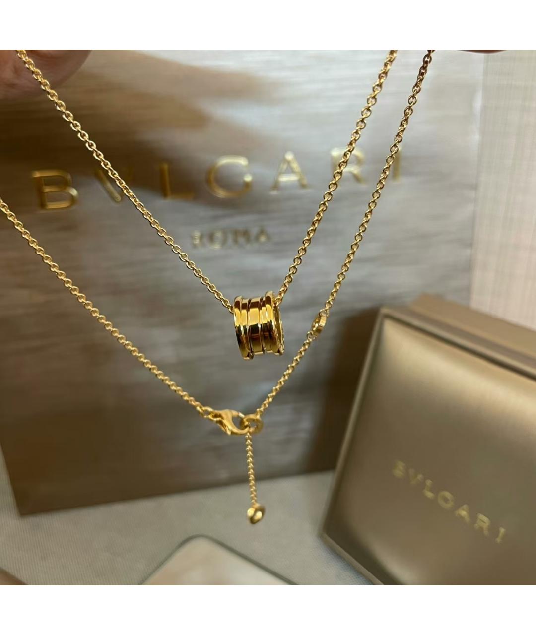 BVLGARI Золотое колье из желтого золота, фото 2