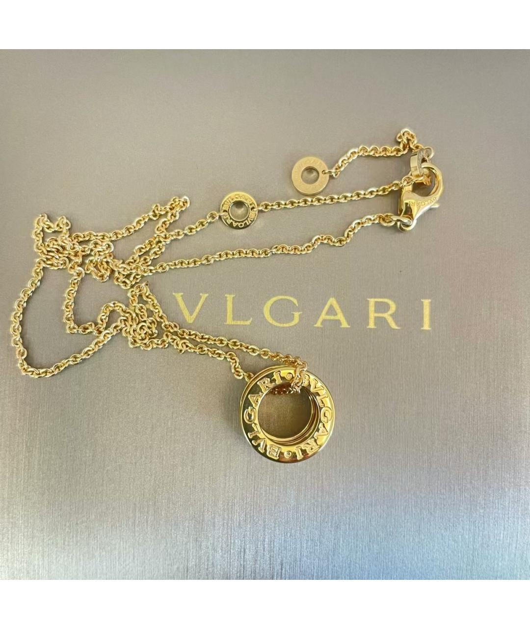 BVLGARI Золотое колье из желтого золота, фото 4