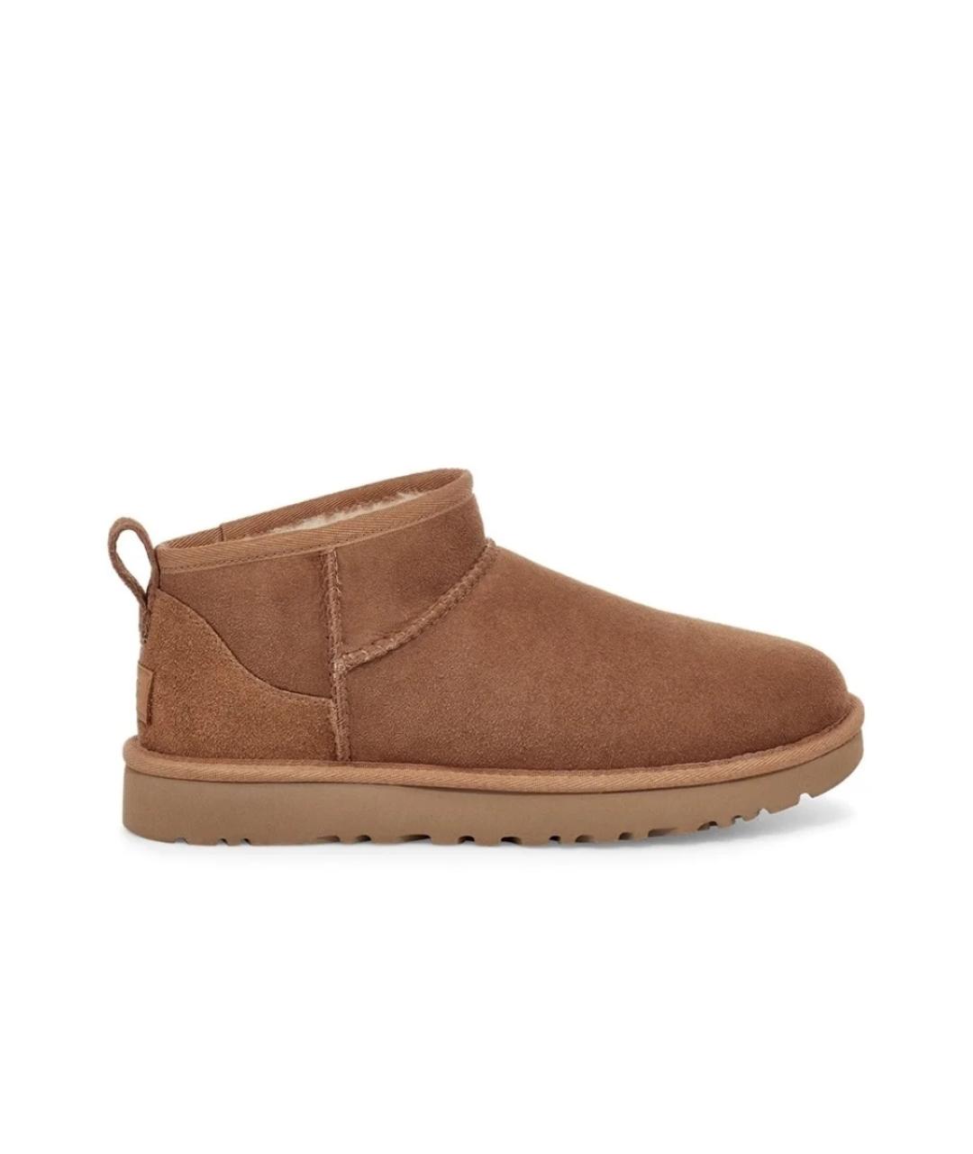 UGG AUSTRALIA Бежевые замшевые ботинки, фото 1