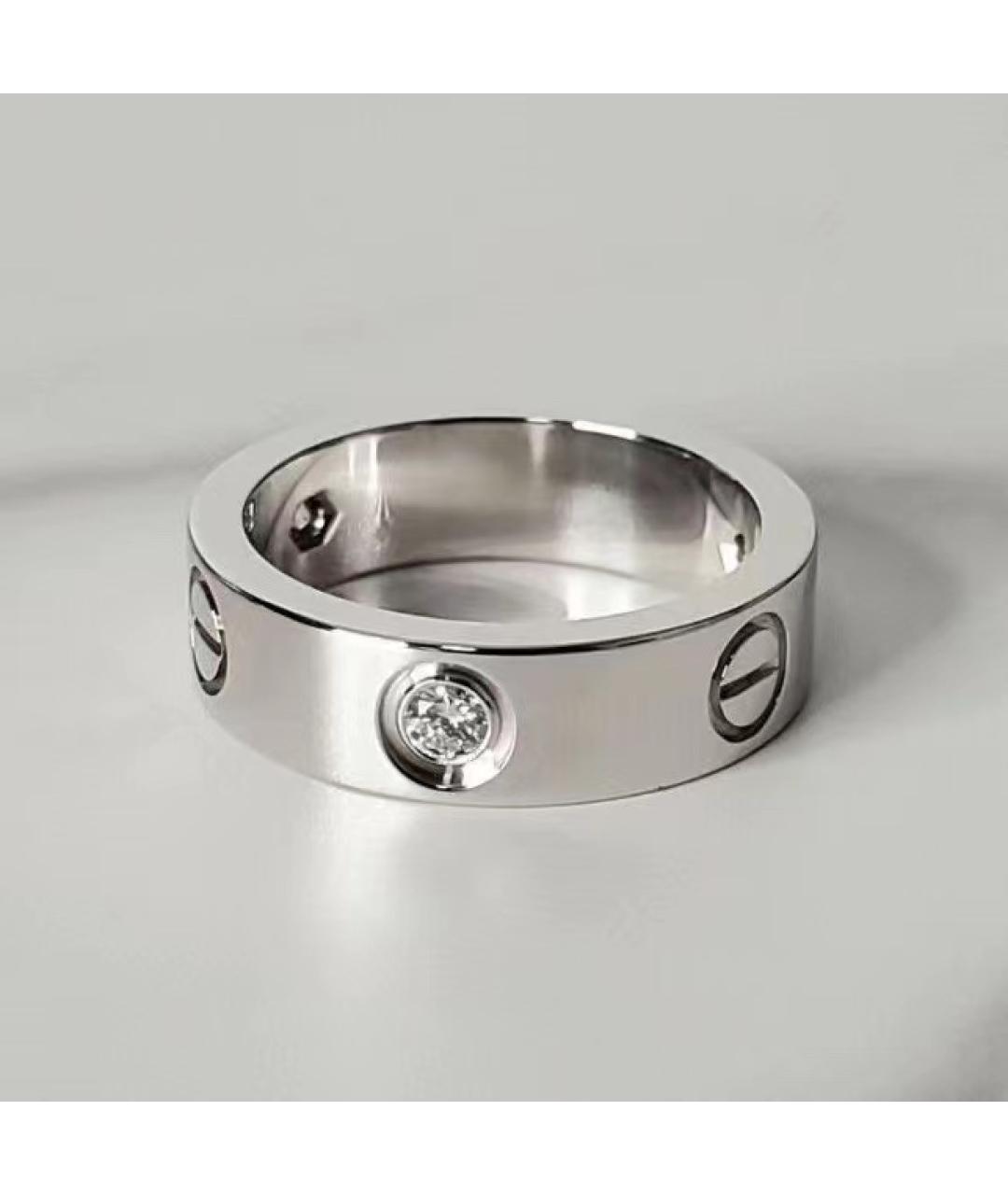 CARTIER Серебряное кольцо из белого золота, фото 3