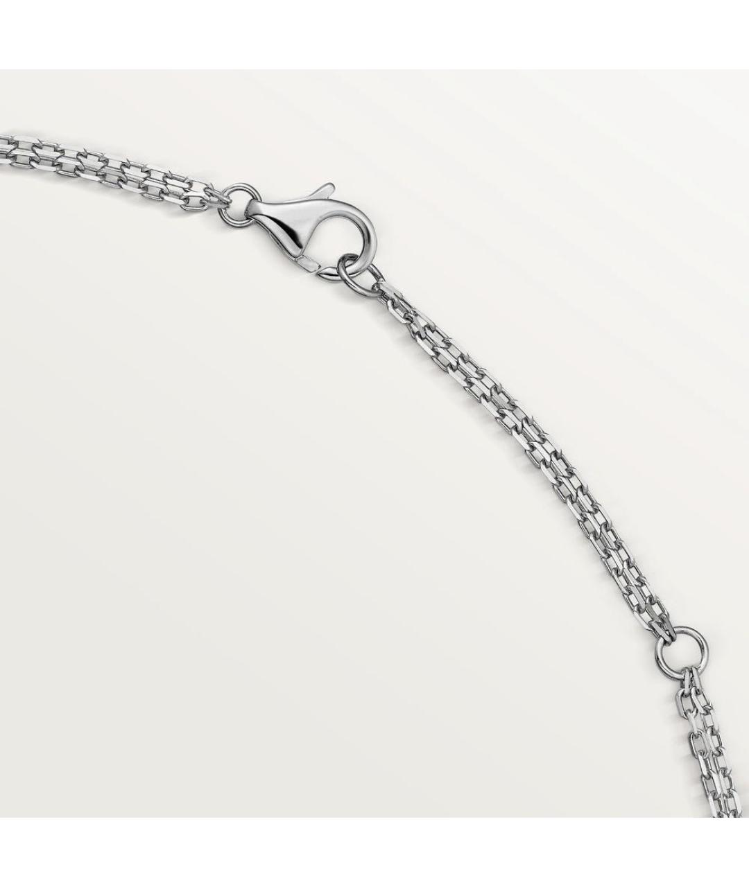 CARTIER Серебряное колье из белого золота, фото 4
