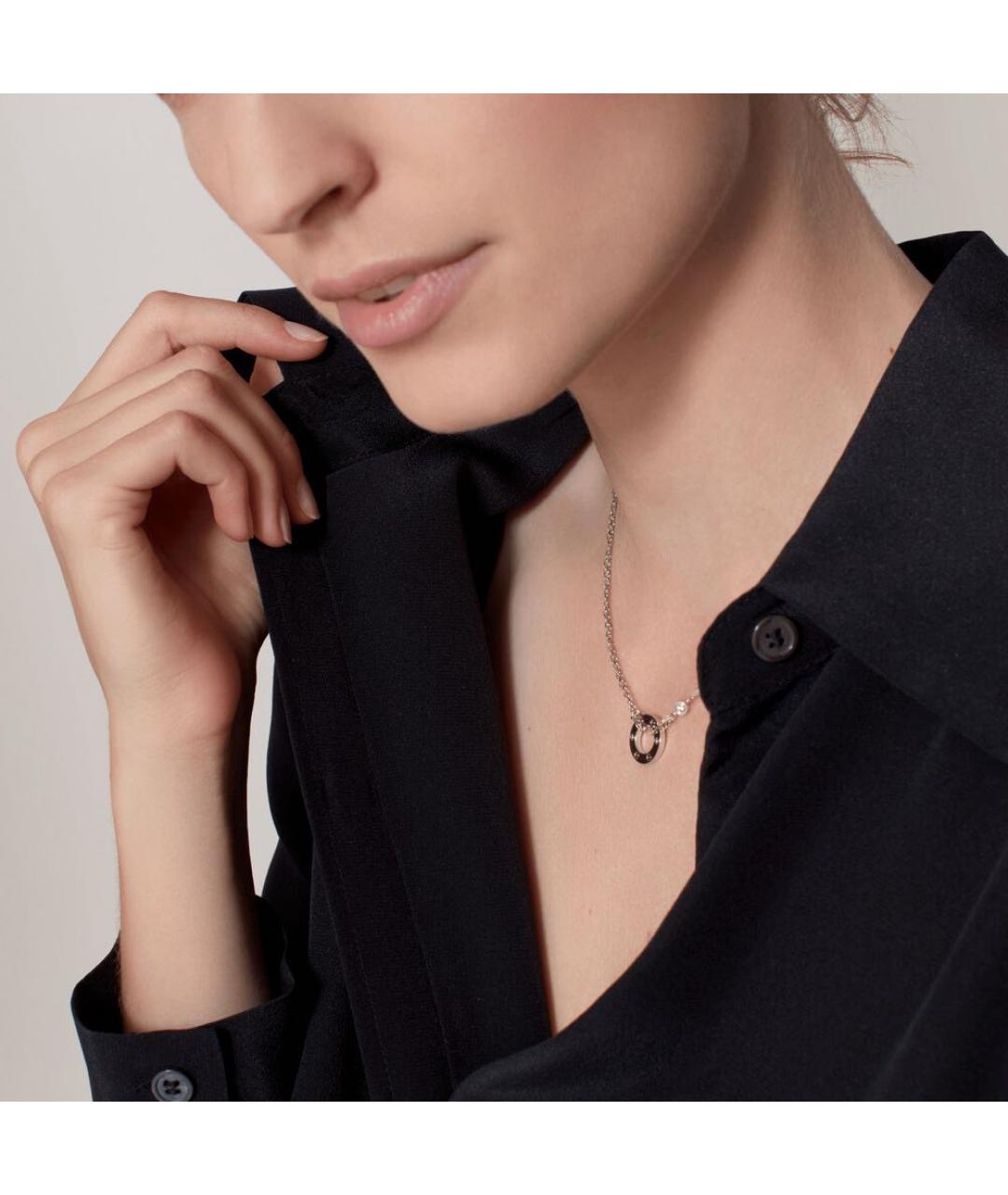 CARTIER Серебряное колье из белого золота, фото 5