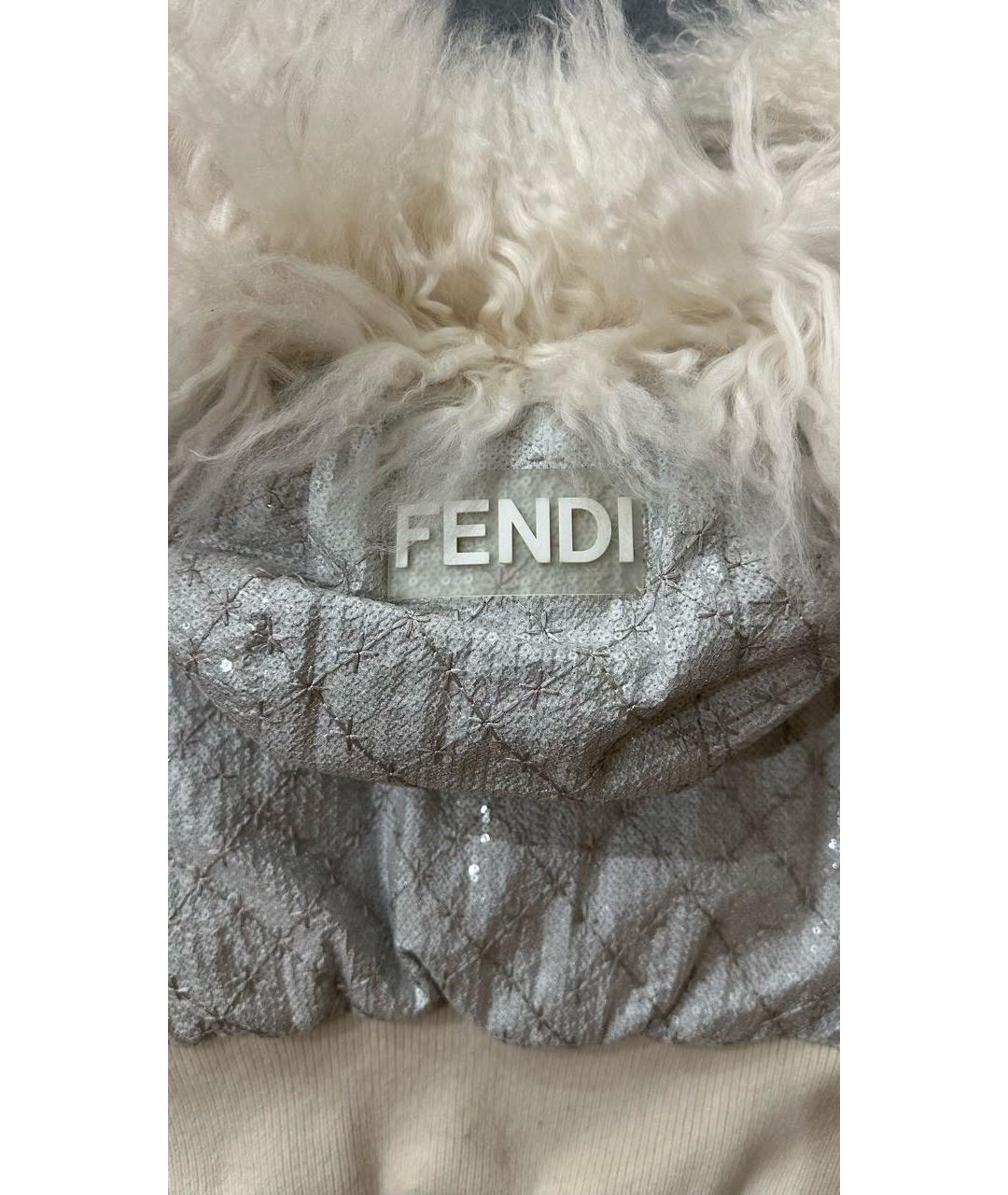 FENDI Серебрянный жилет, фото 4