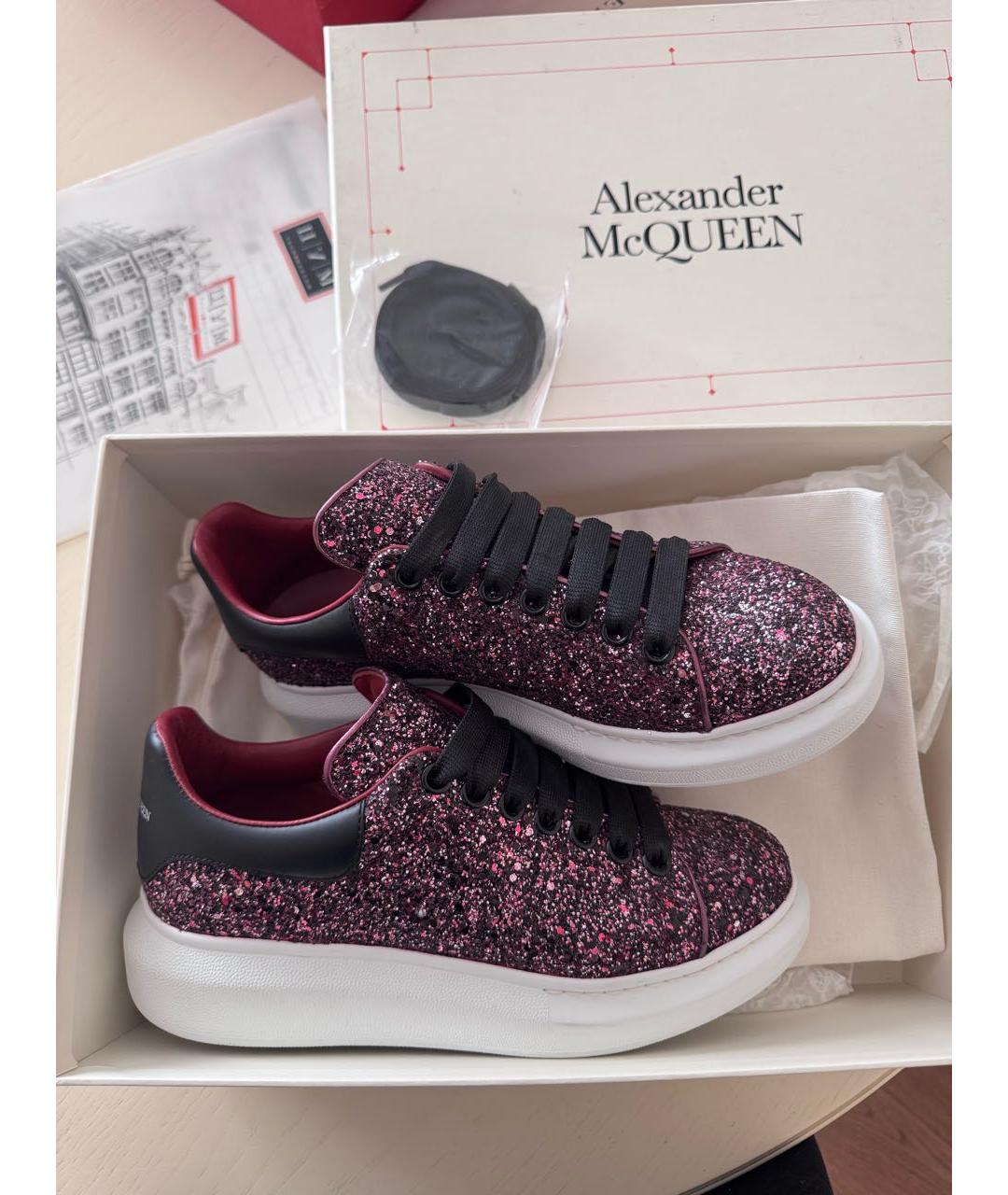 ALEXANDER MCQUEEN Фиолетовые кеды, фото 5