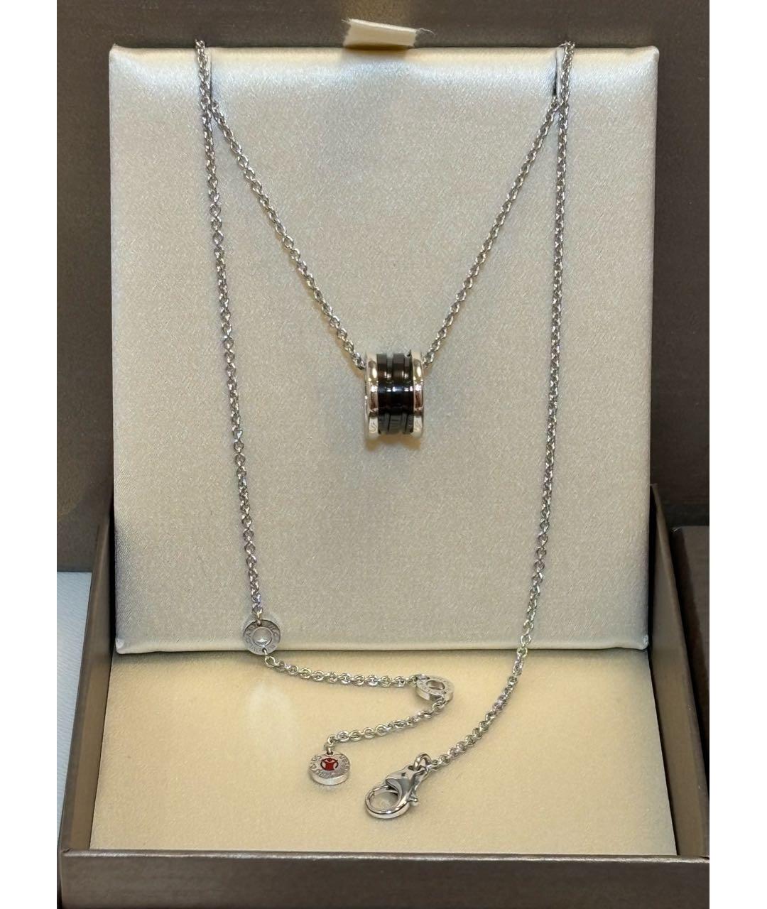 BVLGARI Черное серебряное колье, фото 5