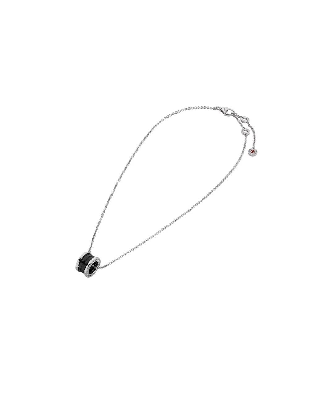 BVLGARI Черное серебряное колье, фото 2