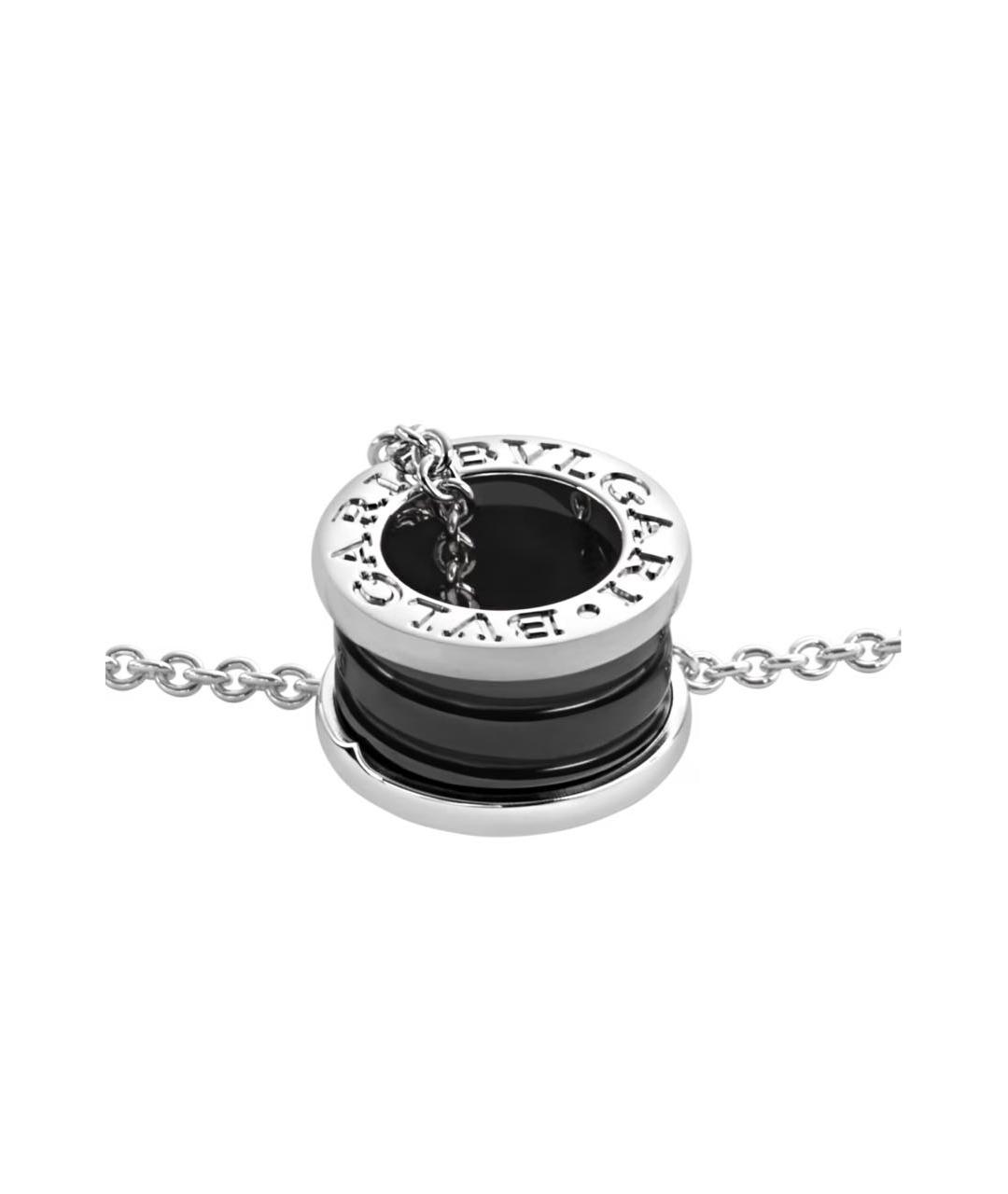 BVLGARI Черное серебряное колье, фото 3