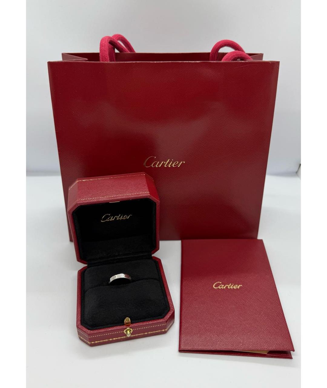 CARTIER Белое кольцо из белого золота, фото 4