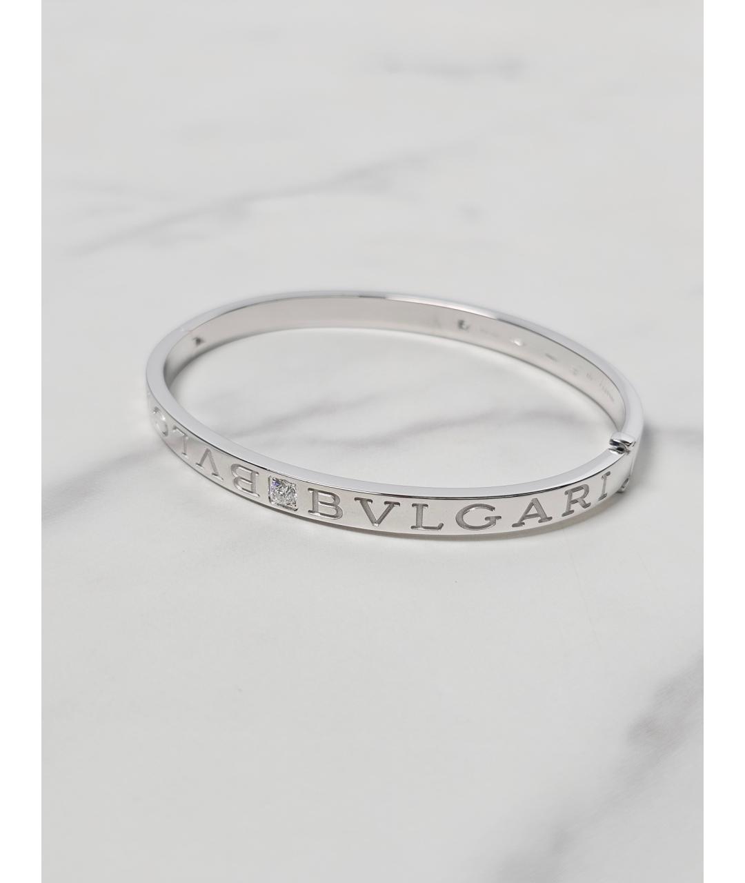 BVLGARI Серебрянный браслет из белого золота, фото 2