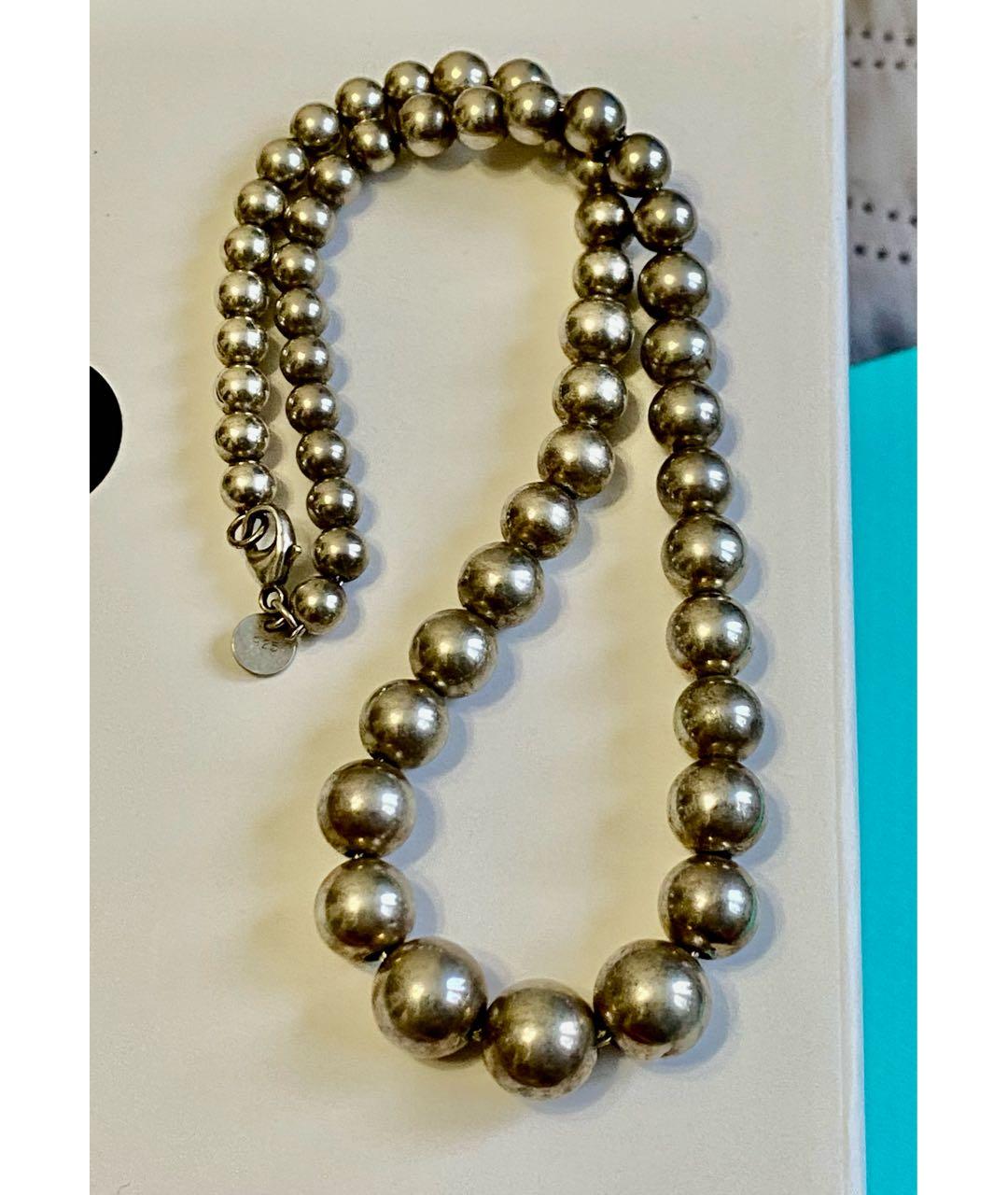 TIFFANY&CO Серебряное серебряное колье, фото 5