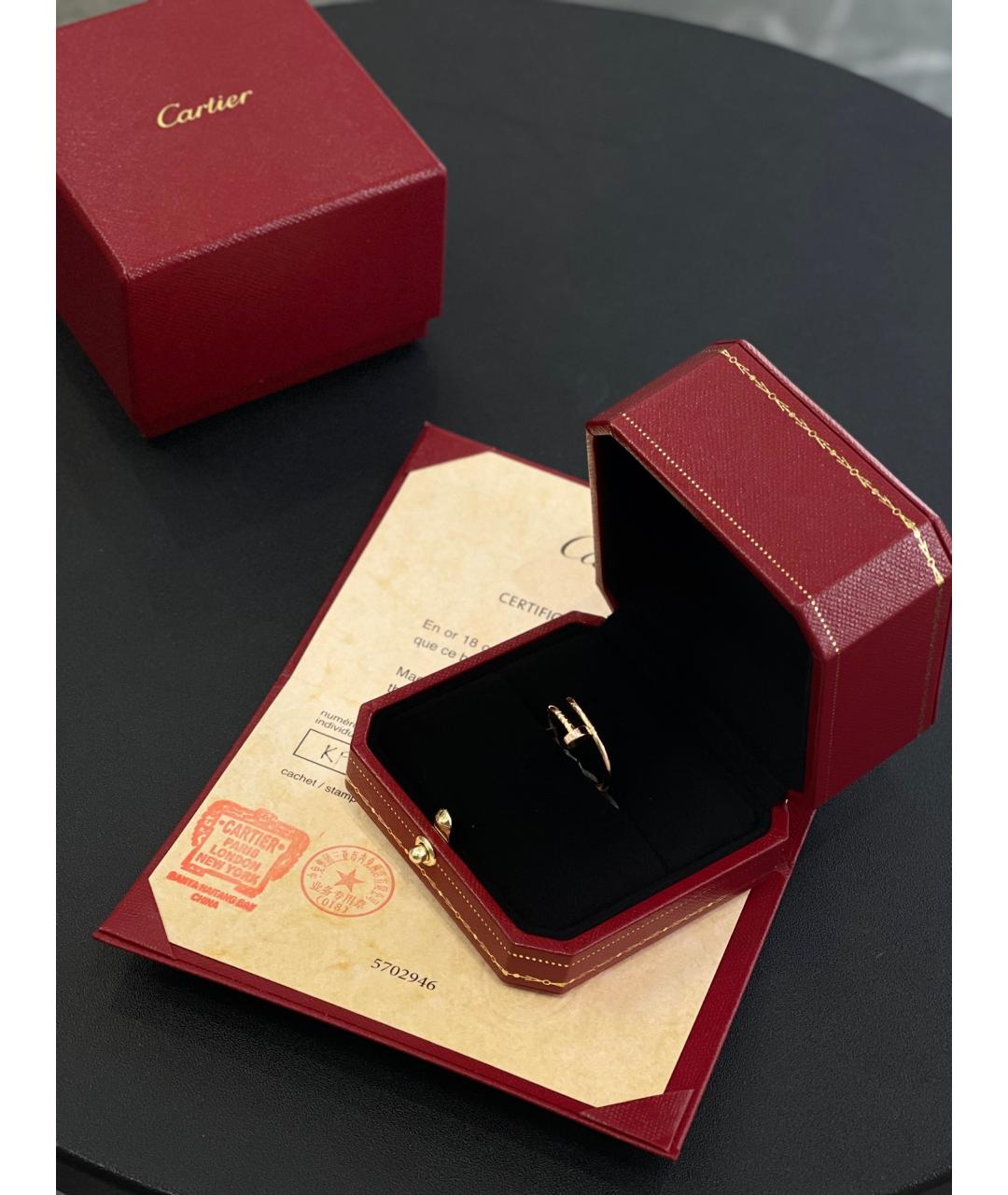 CARTIER Золотое кольцо из розового золота, фото 7