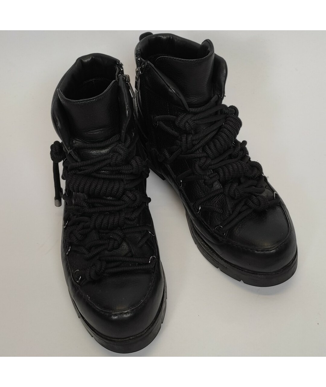 3.1 PHILLIP LIM Черные кожаные высокие ботинки, фото 2
