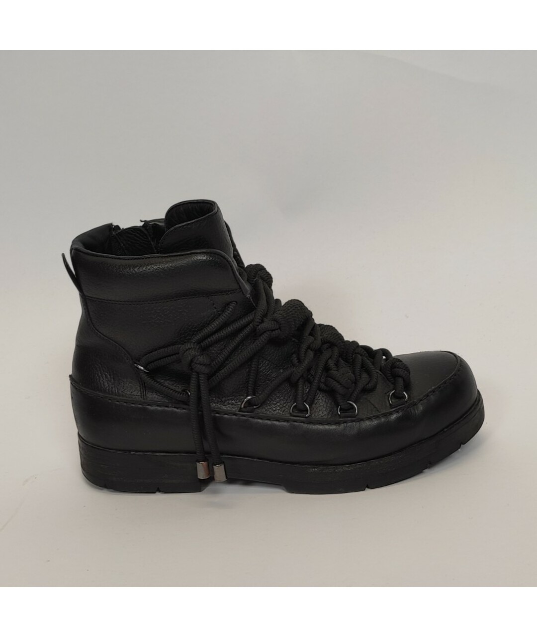 3.1 PHILLIP LIM Черные кожаные высокие ботинки, фото 7
