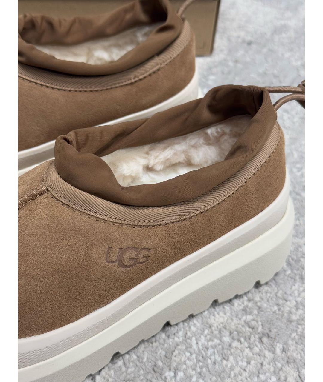 UGG AUSTRALIA Коричневые низкие ботинки, фото 5