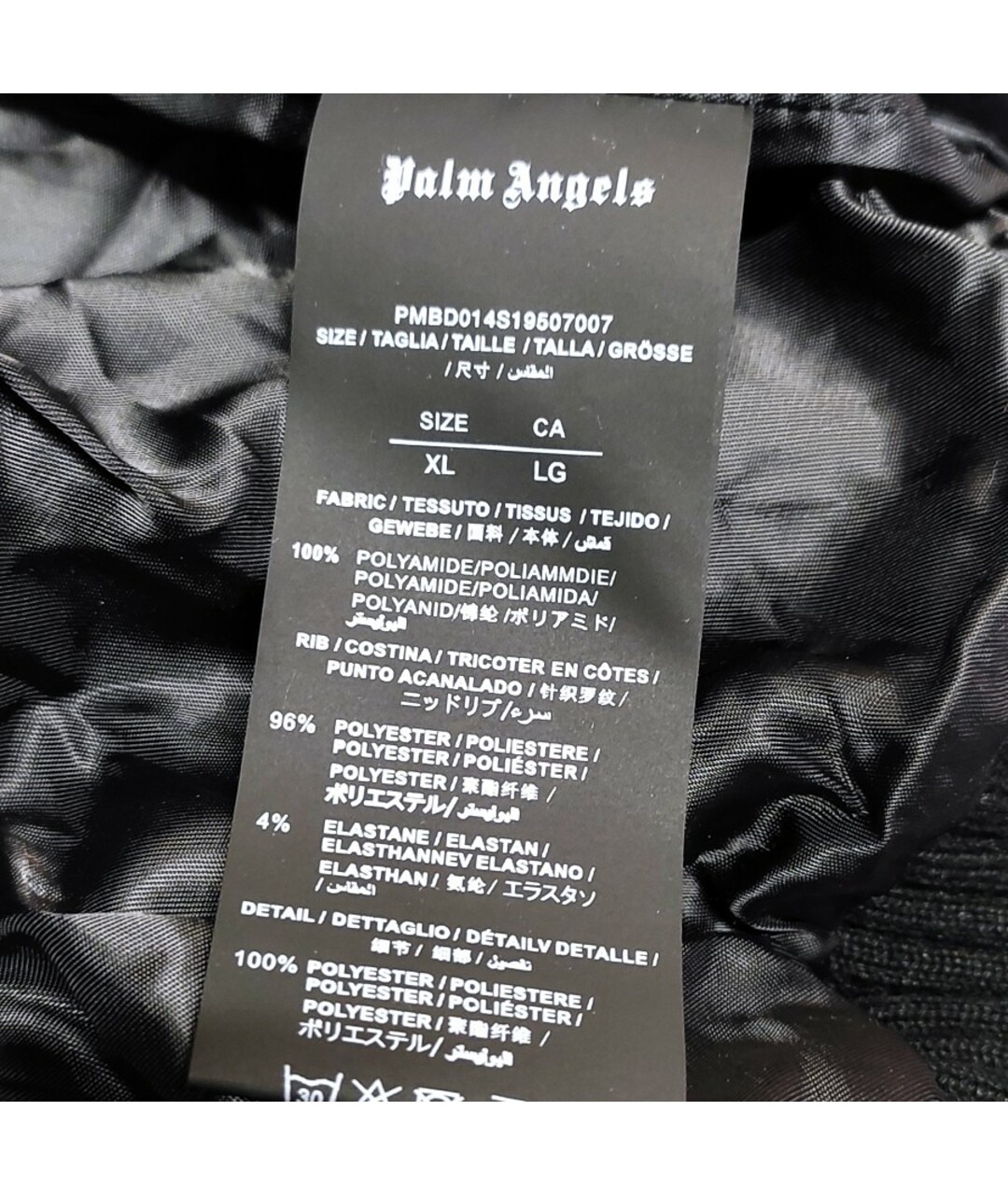 PALM ANGELS Черная куртка, фото 5