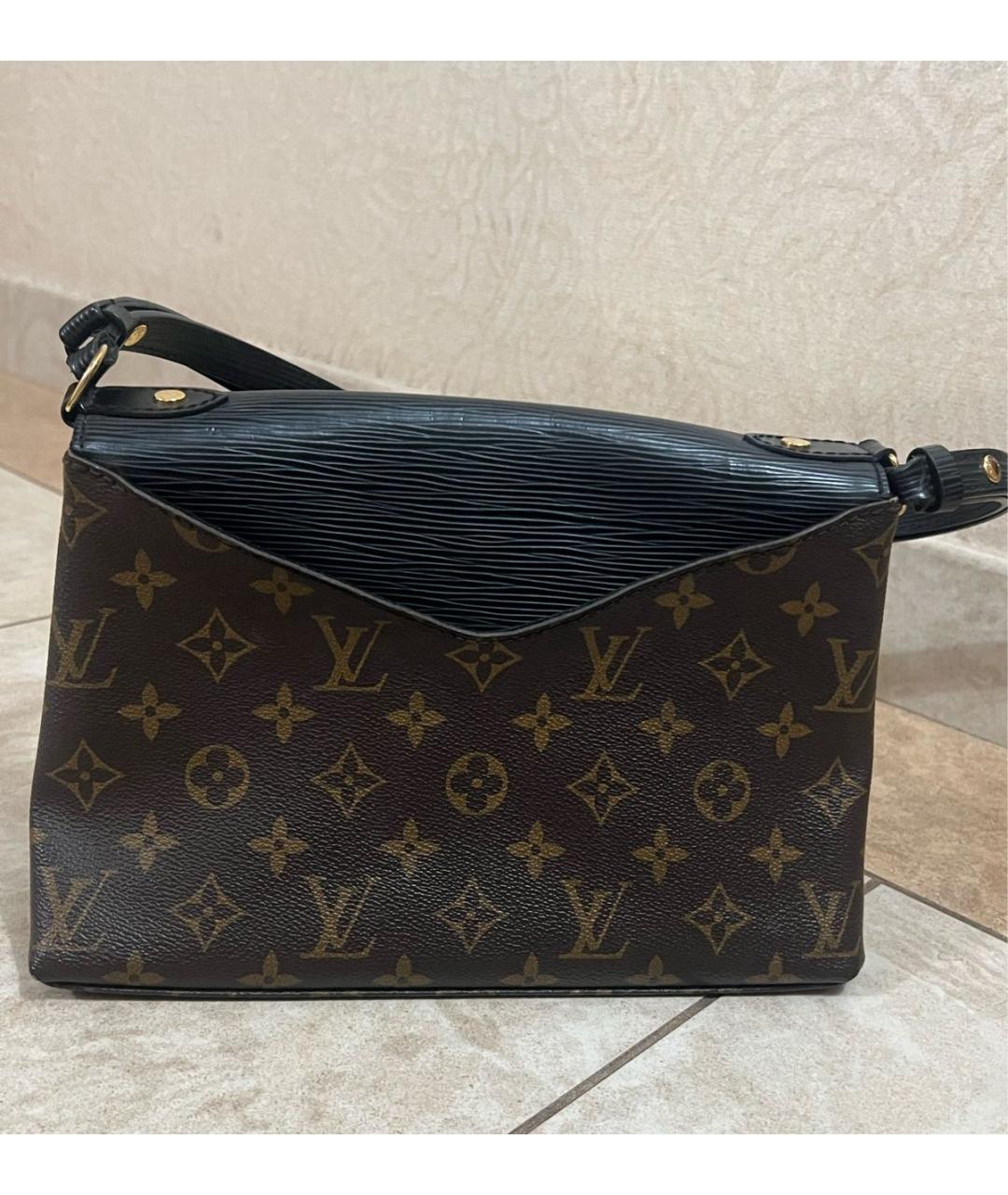 LOUIS VUITTON Коричневая сумка с короткими ручками, фото 2