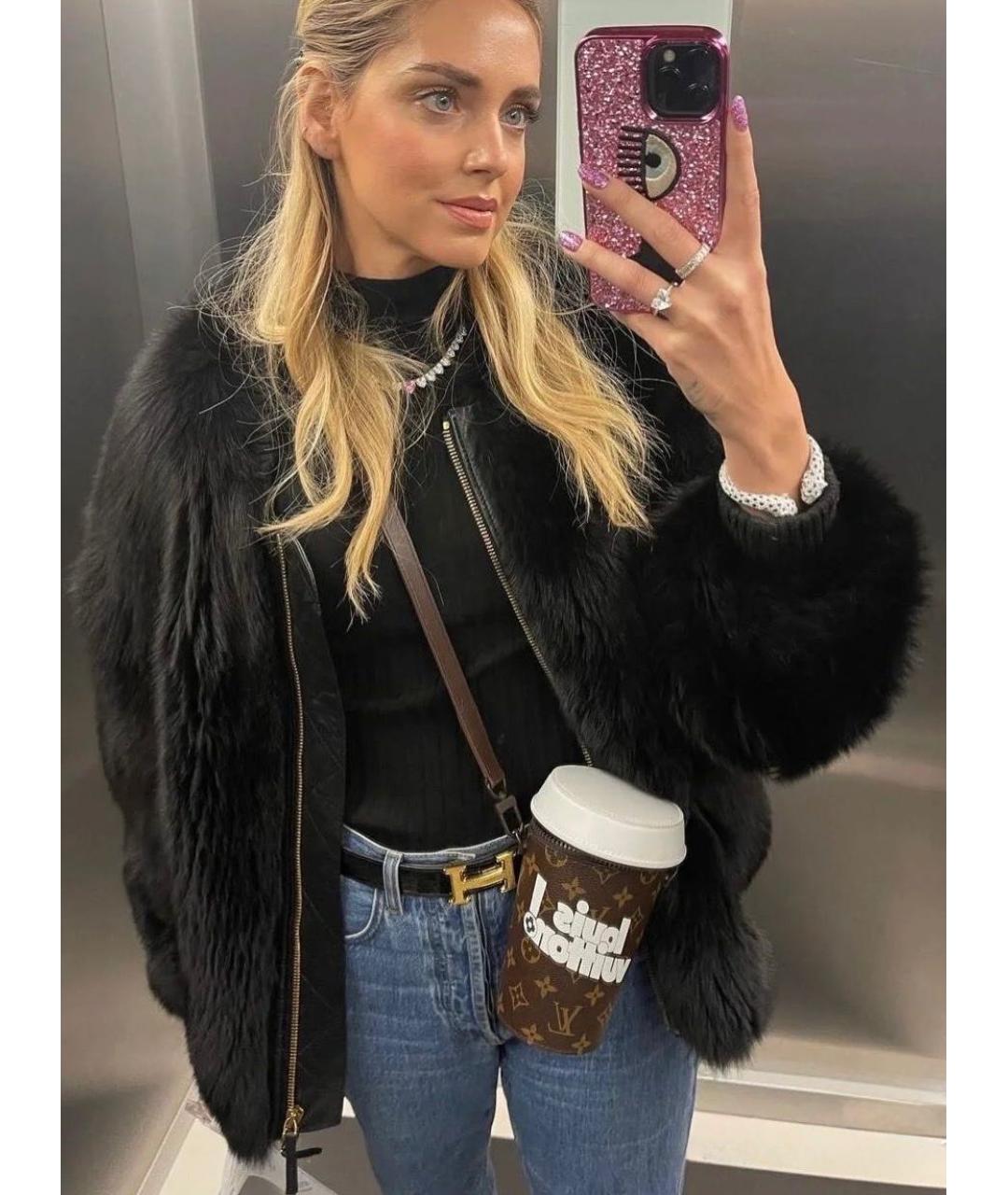 LOUIS VUITTON Коричневая кожаная сумка на плечо, фото 8