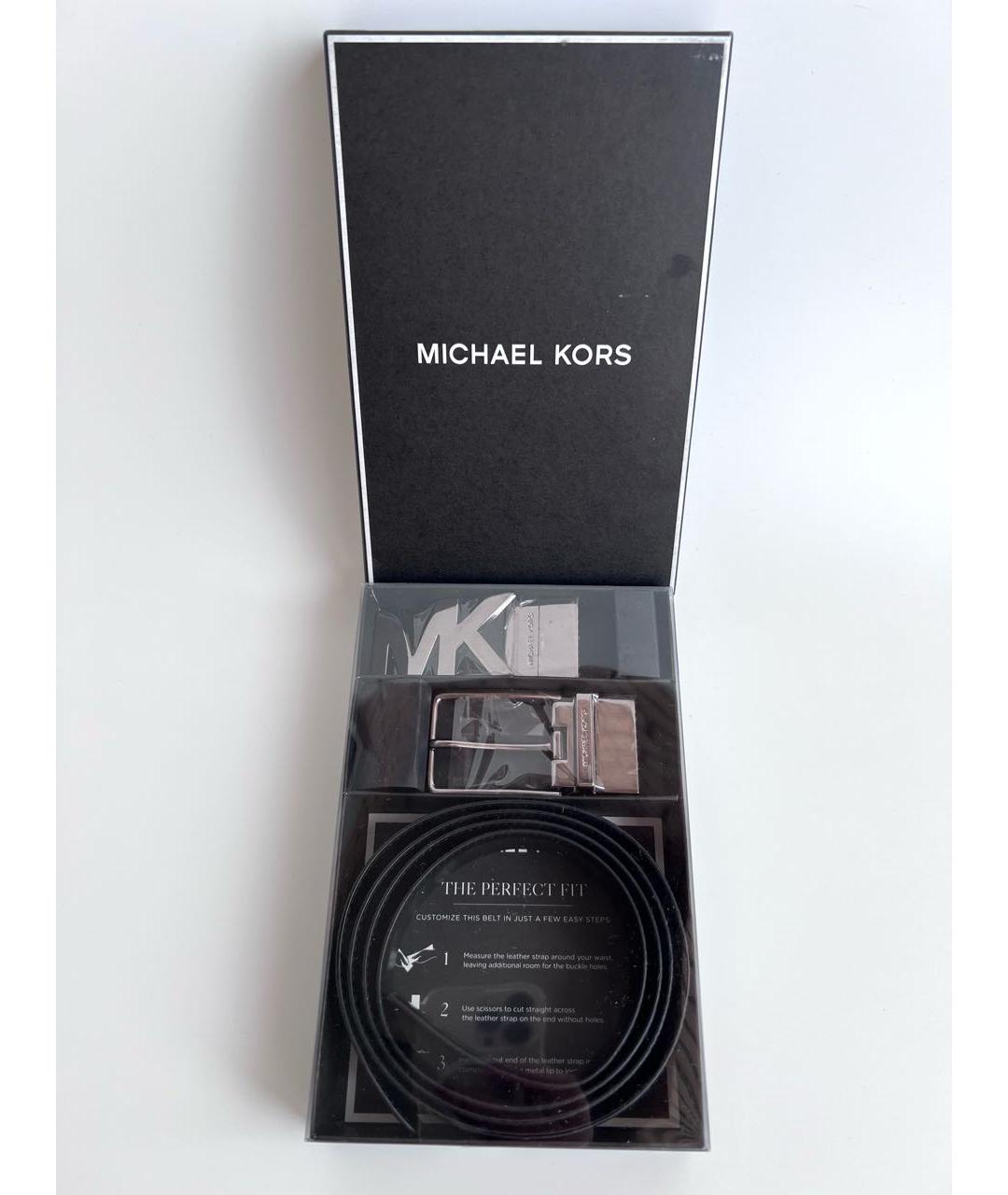 MICHAEL KORS Черный ремень, фото 8