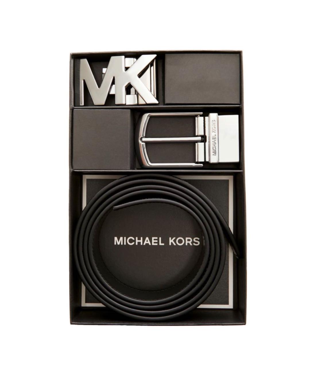 MICHAEL KORS Черный ремень, фото 3