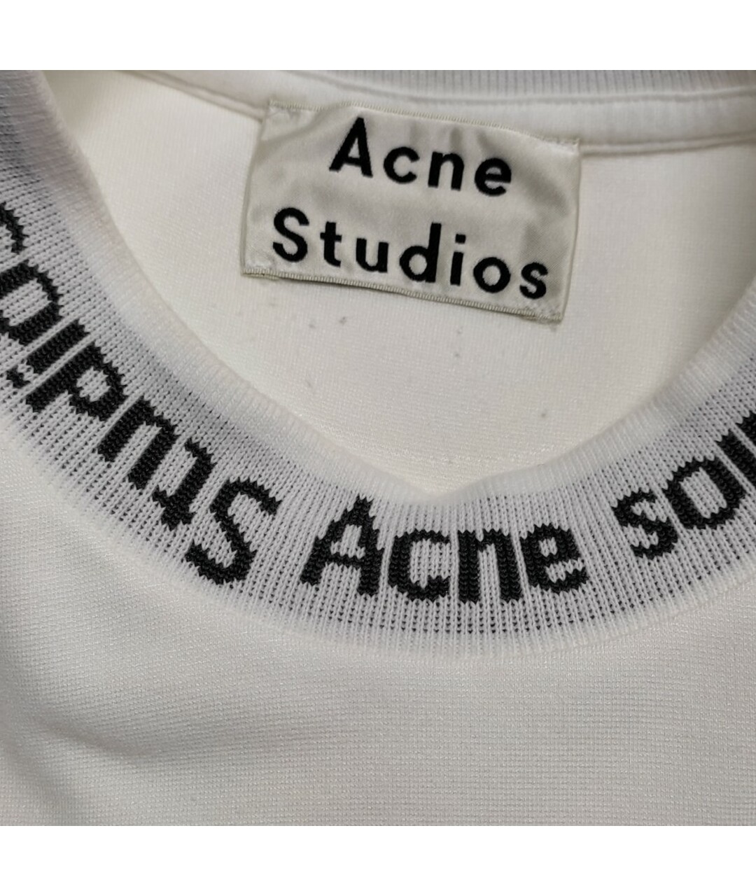 ACNE STUDIOS Белая футболка, фото 3