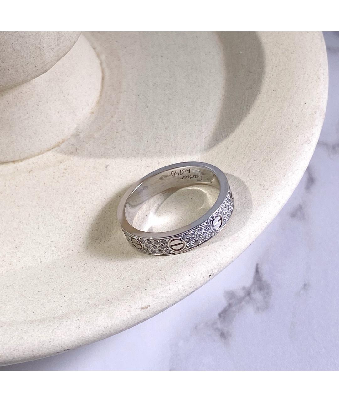 CARTIER Белое кольцо из белого золота, фото 3
