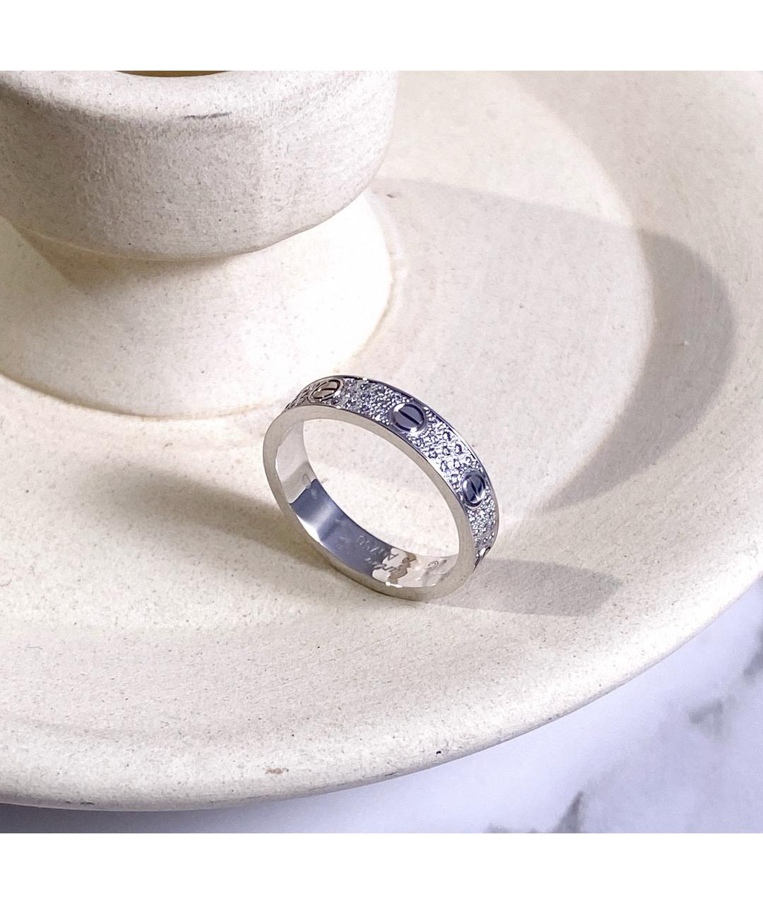 CARTIER Белое кольцо из белого золота, фото 2