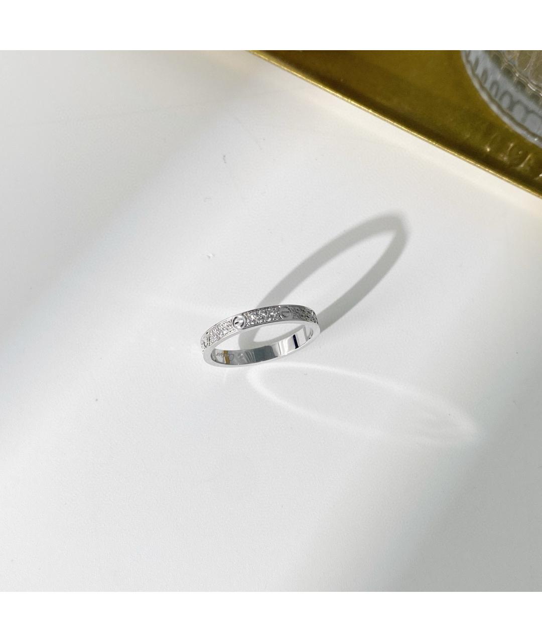 CARTIER Серебряное кольцо из белого золота, фото 3