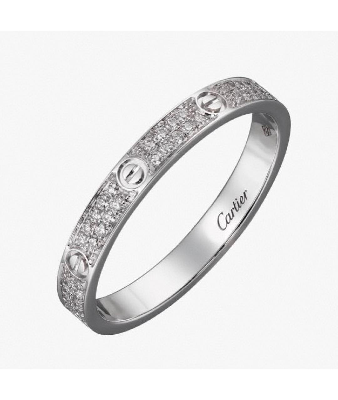 CARTIER Серебряное кольцо из белого золота, фото 7