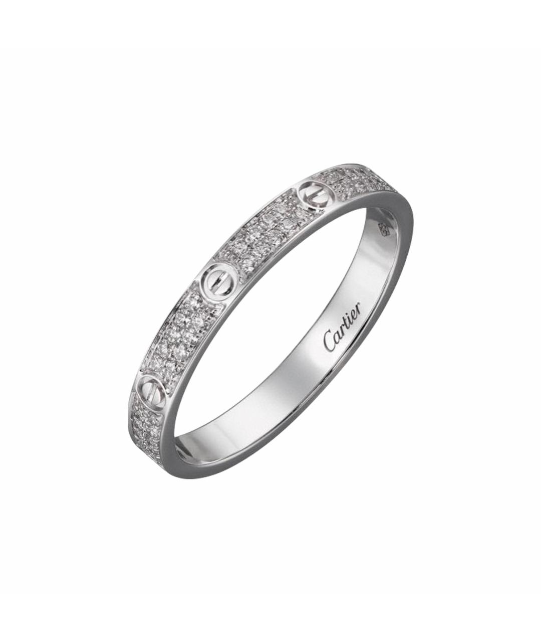 CARTIER Серебряное кольцо из белого золота, фото 1