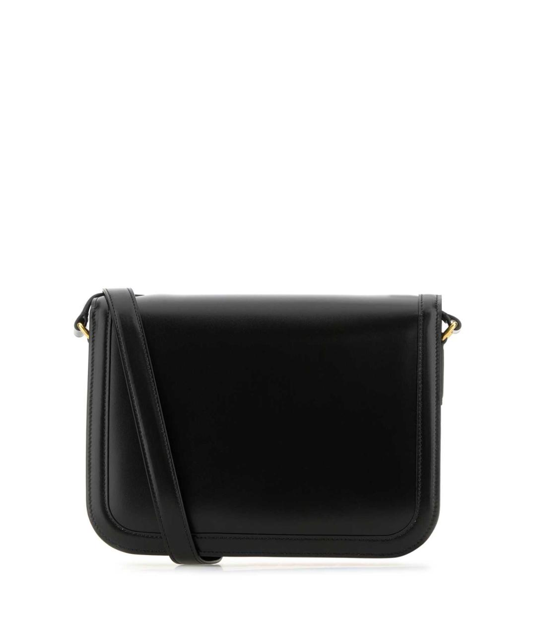 VALENTINO Черная кожаная сумка через плечо, фото 3