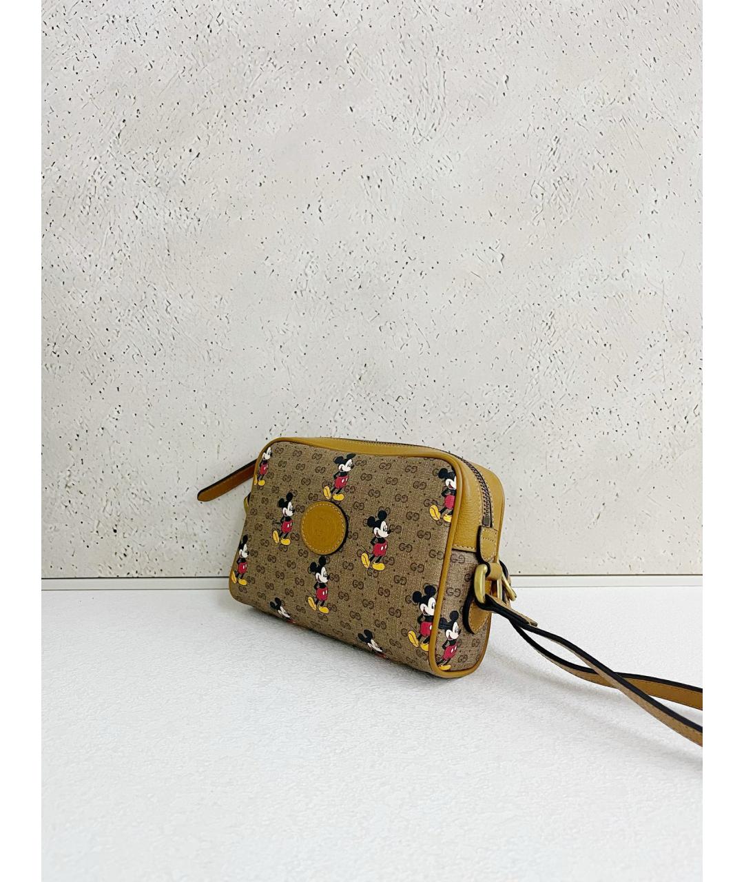 GUCCI Коричневая сумка через плечо, фото 3
